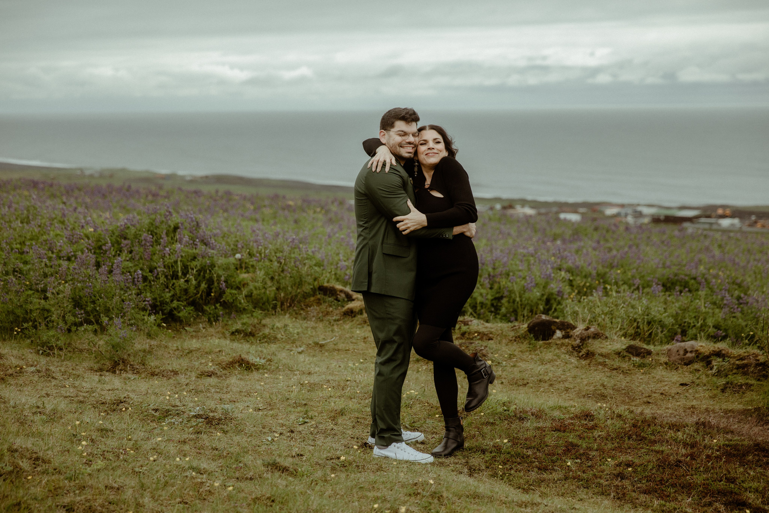 Elopement at Kvernufoss Waterfall. Iceland elopement photo and video | Nikolaichik Photo