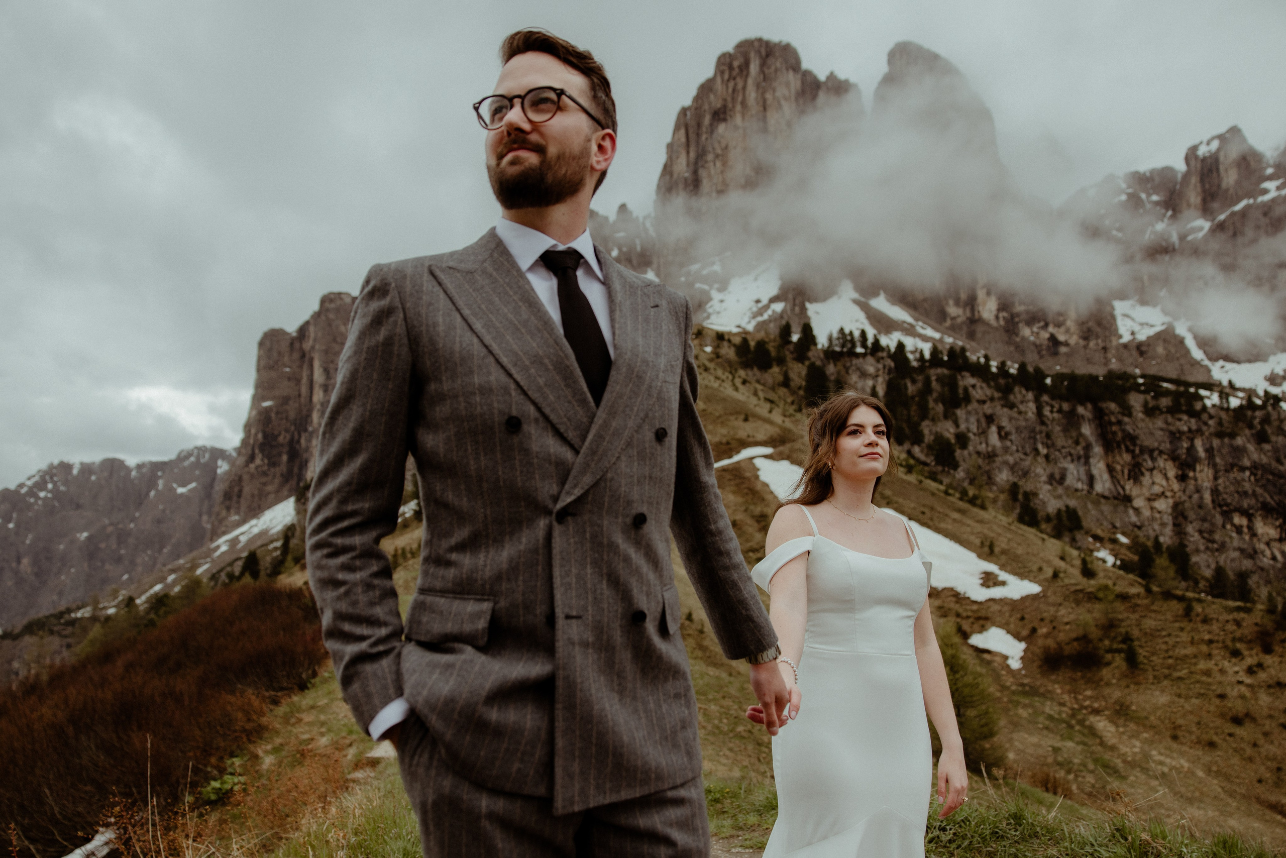 Dreamy elopement in Dolomites. Iceland elopement photo and video | Nikolaichik Photo
