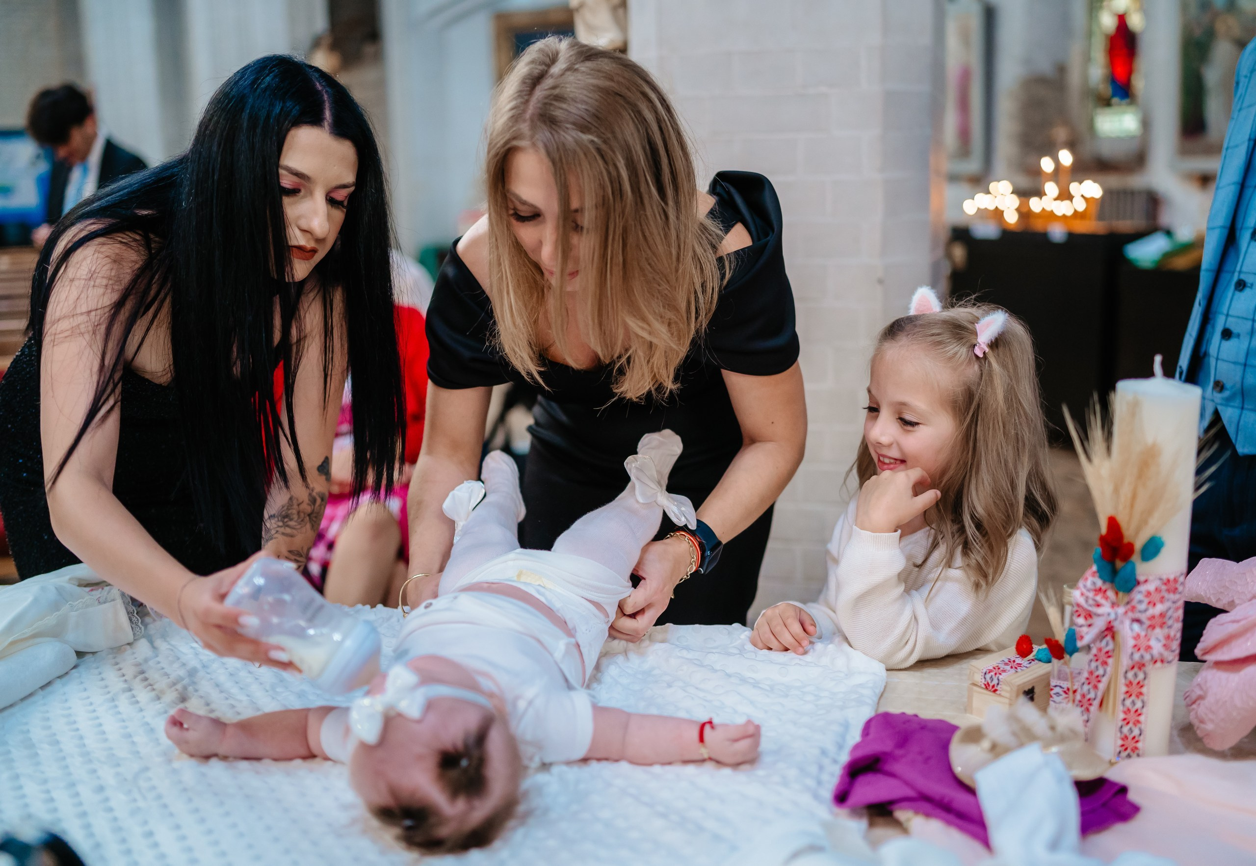 Celine’s Christening — Church and Party Photo Highlights. Photographer Family Wedding Event London and World wide Marian V Munte