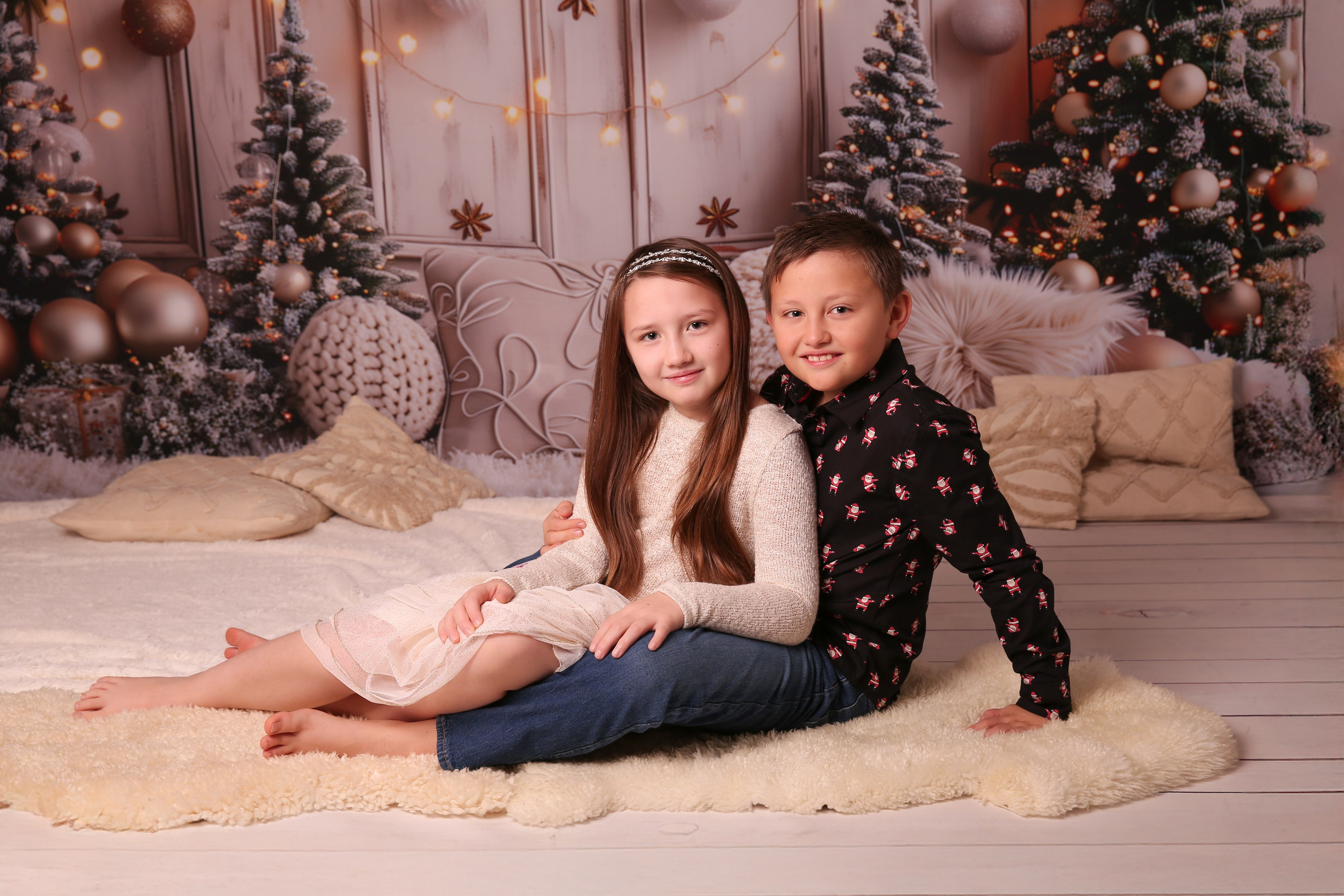 Weihnachtsshooting. Neugeborenen, Familien, Geschwister Fotografin aus Delmenhorst