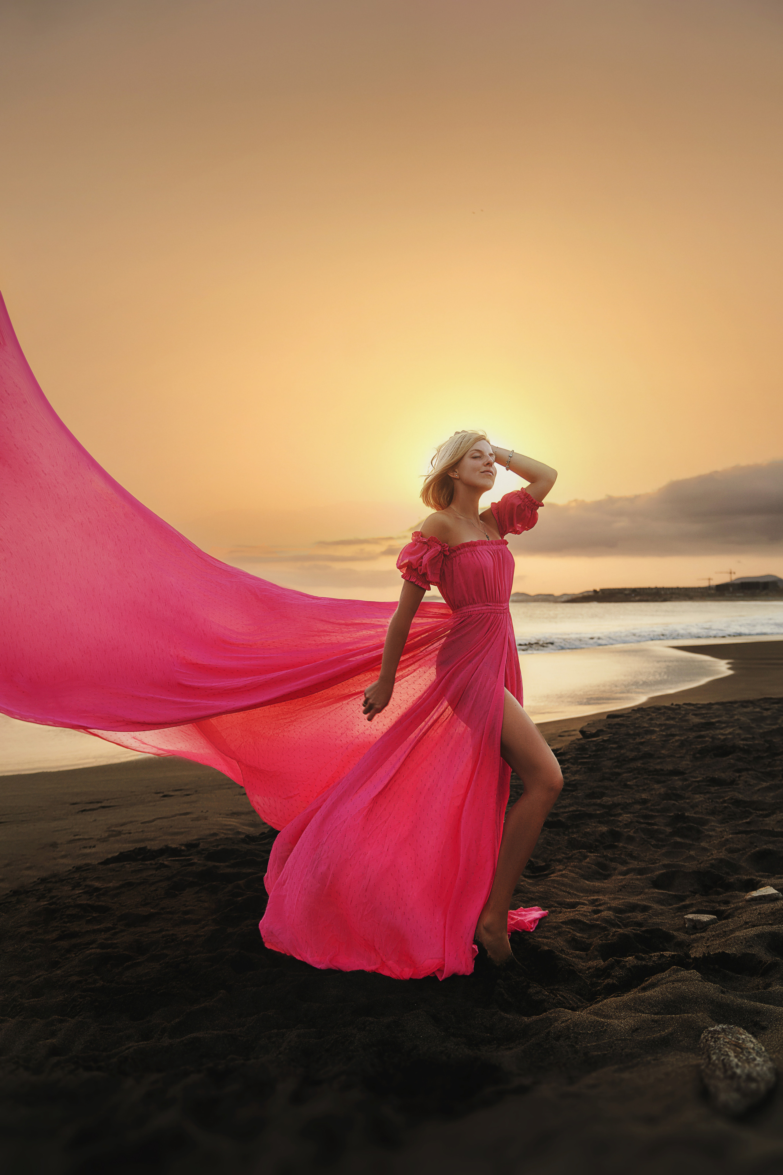 Vestido rosa #14 40€. Fotografía profesional en Tenerife Tania Bonnet