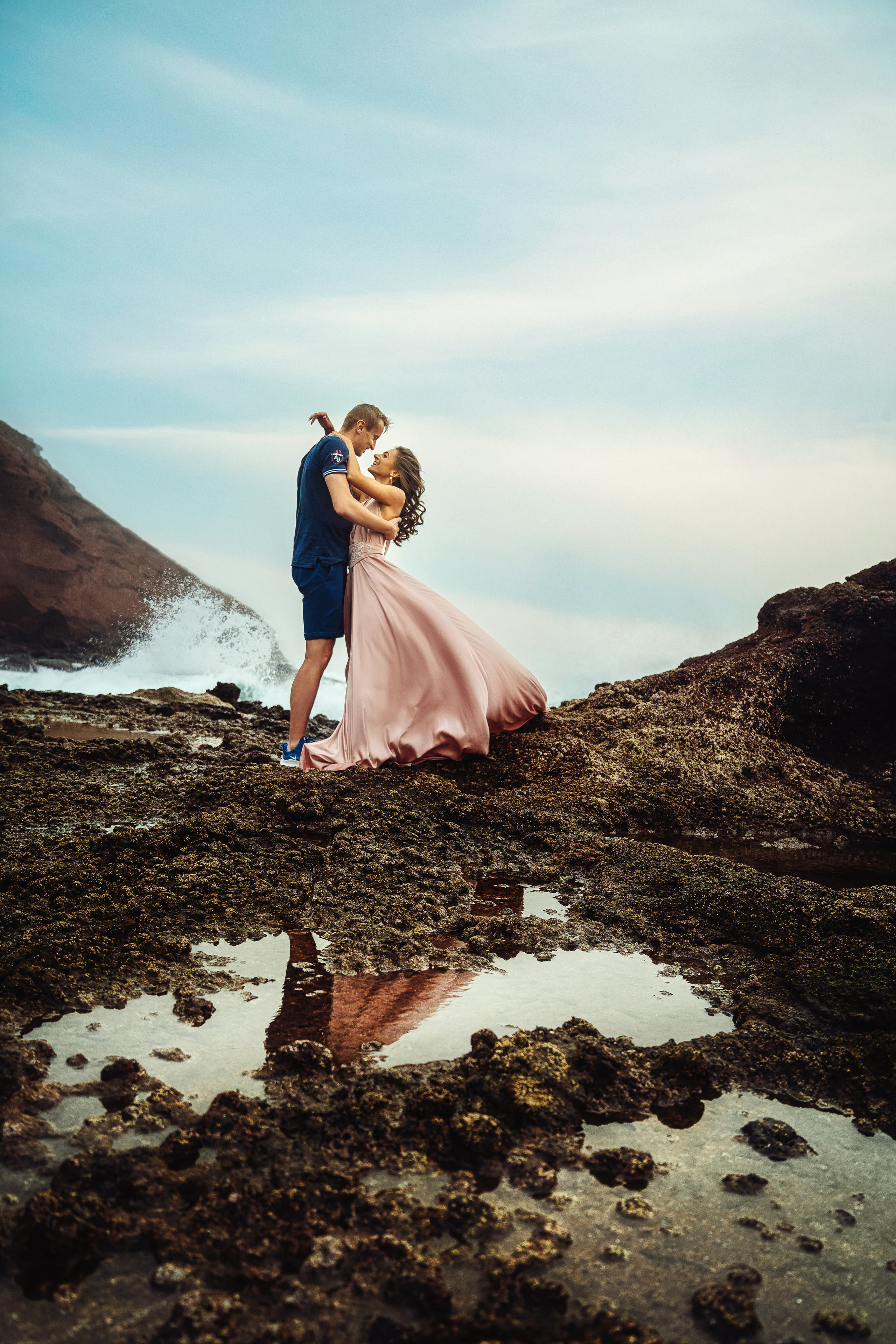 Flying dress rose #13 30€. Professional photography in Tenerife Tania Bonnet