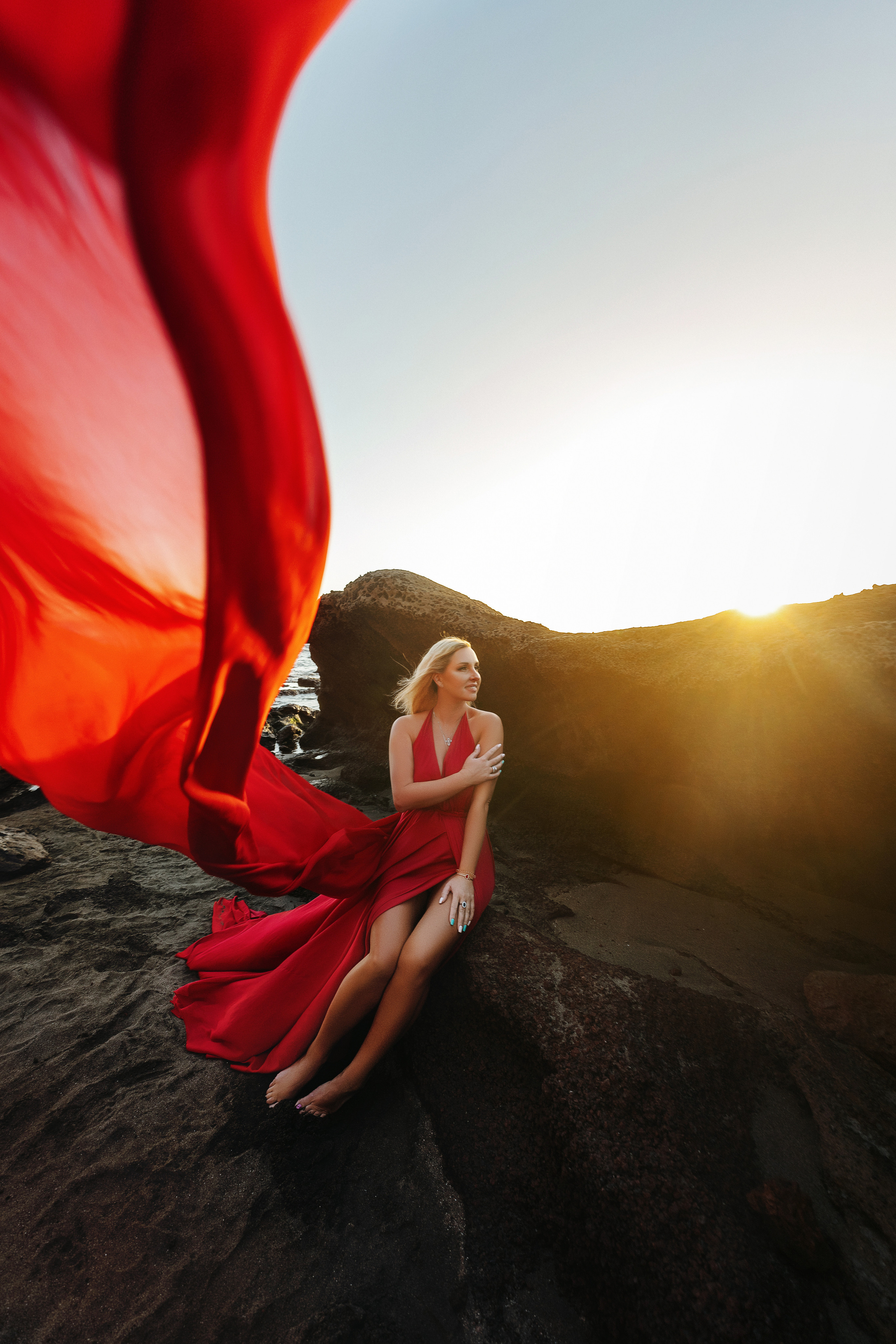 Vestido rojo #2 40€. Fotografía profesional en Tenerife Tania Bonnet