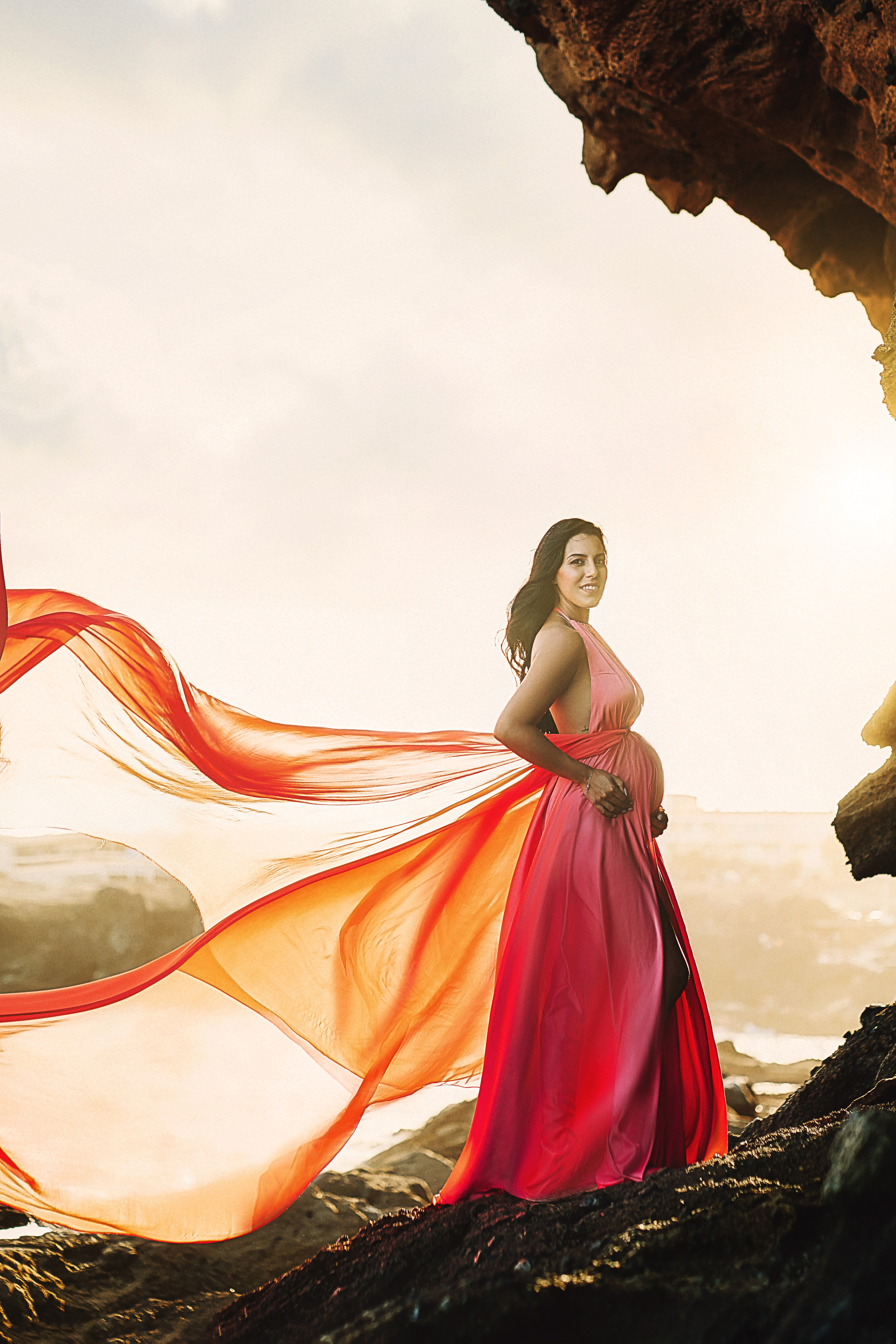 Vestido coral #7 40€. Fotografía profesional en Tenerife Tania Bonnet