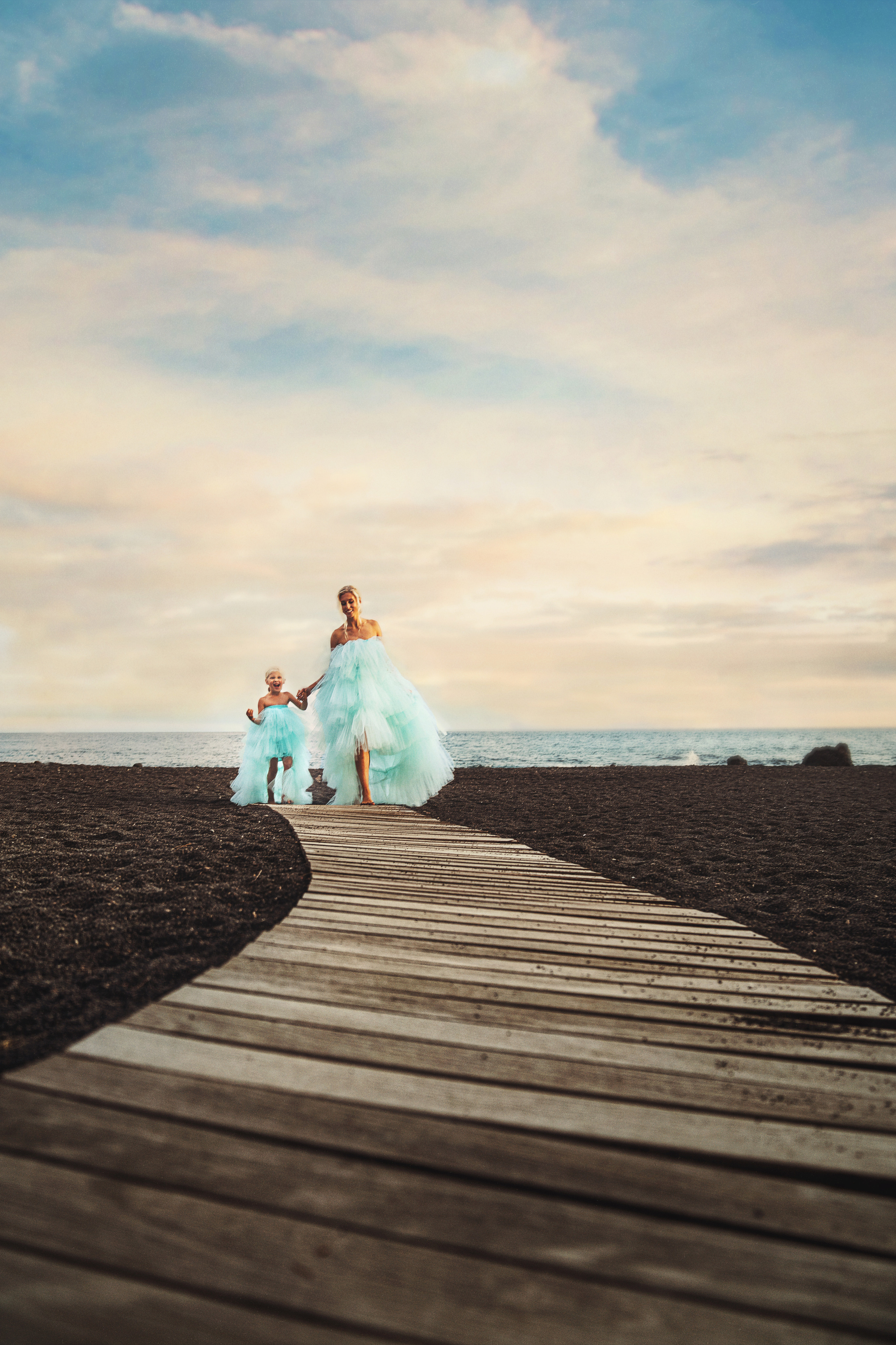 Платье мятное #2 20+10€. Профессиональный фотограф на Тенерифе