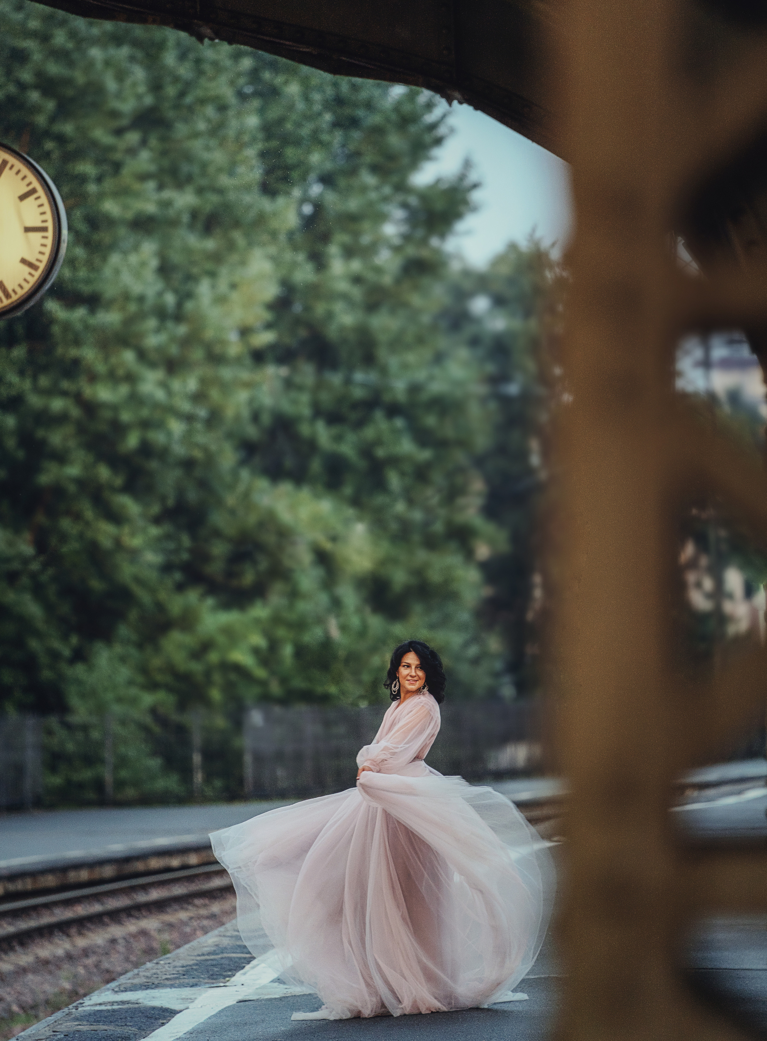 Платье лиловое фатин #8 20€. Профессиональный фотограф на Тенерифе