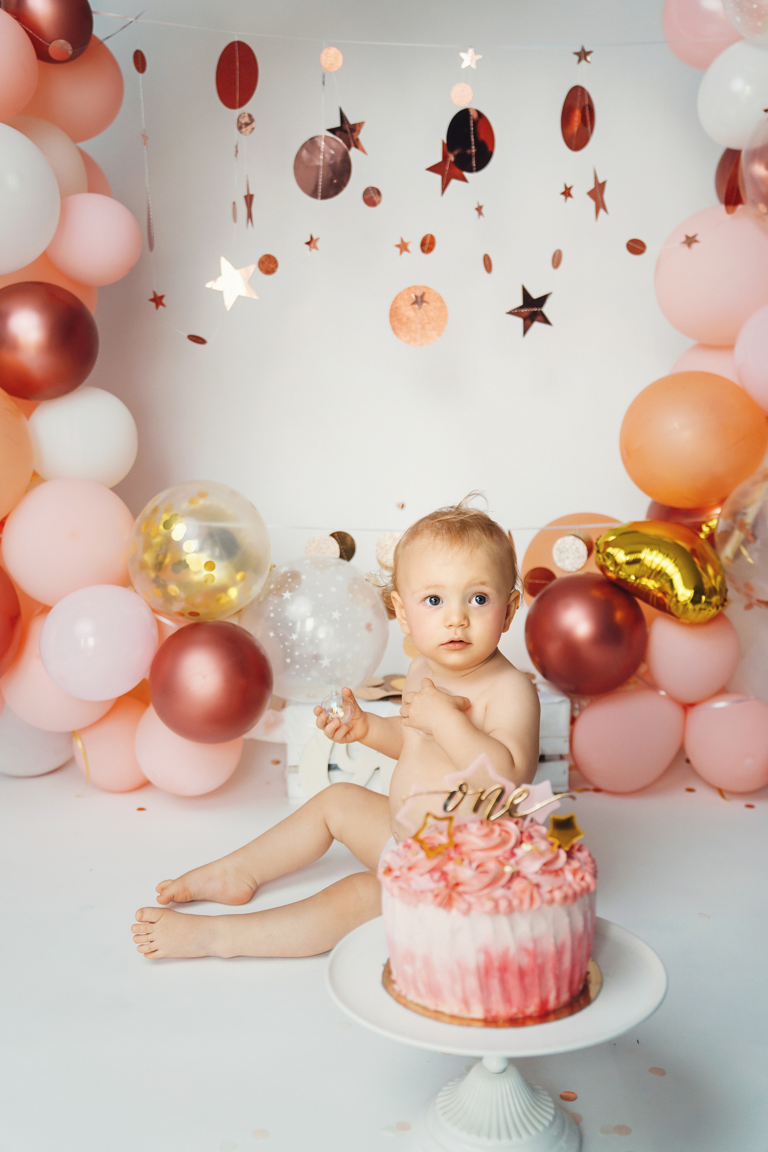 Cake smash. Fotografía profesional en Tenerife Tania Bonnet