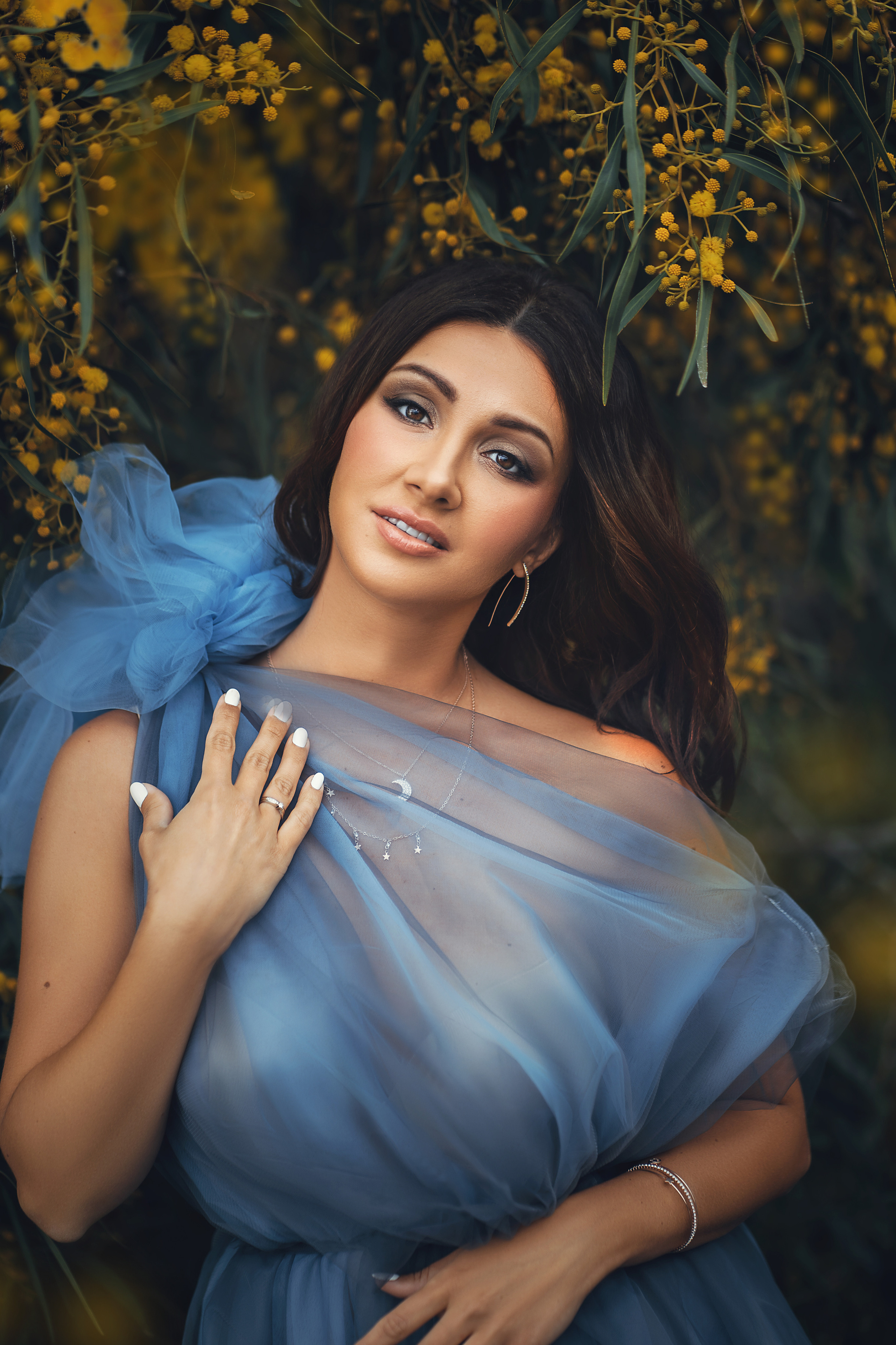 Blue tulle dress #11 10€. Professional photography in Tenerife Tania Bonnet