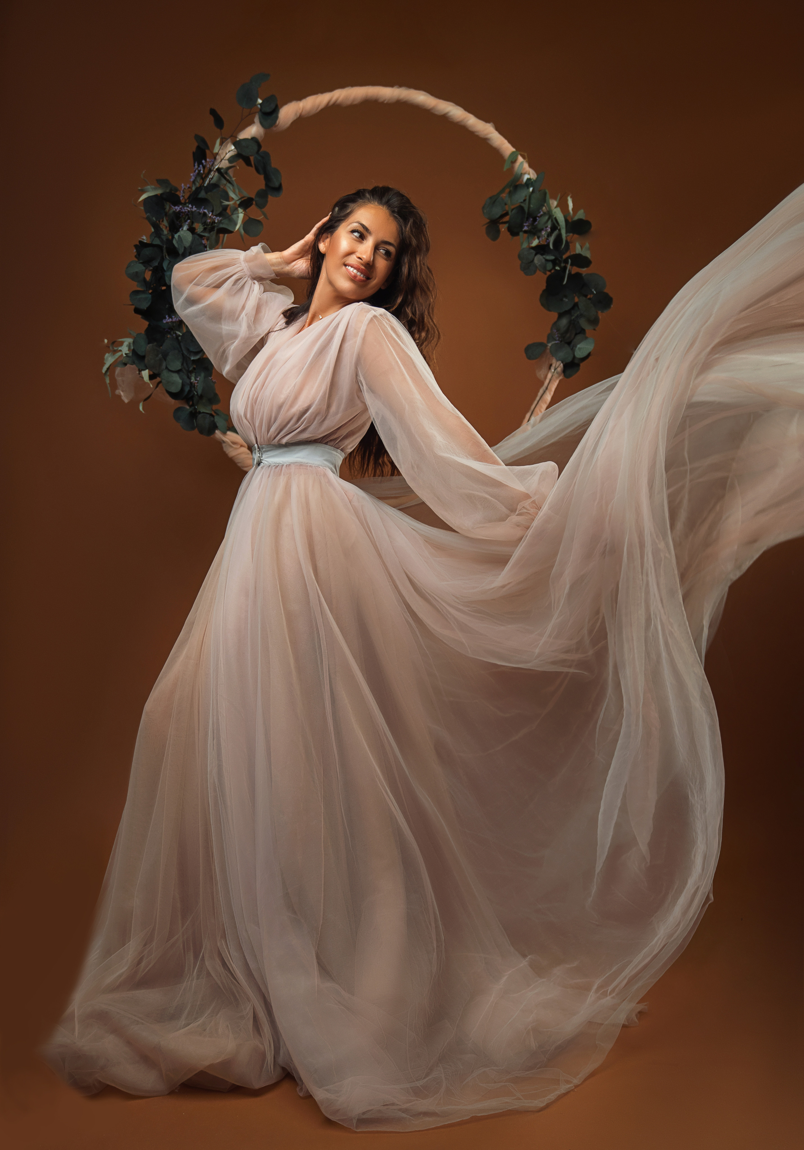 Платье лиловое фатин #8 20€. Профессиональный фотограф на Тенерифе