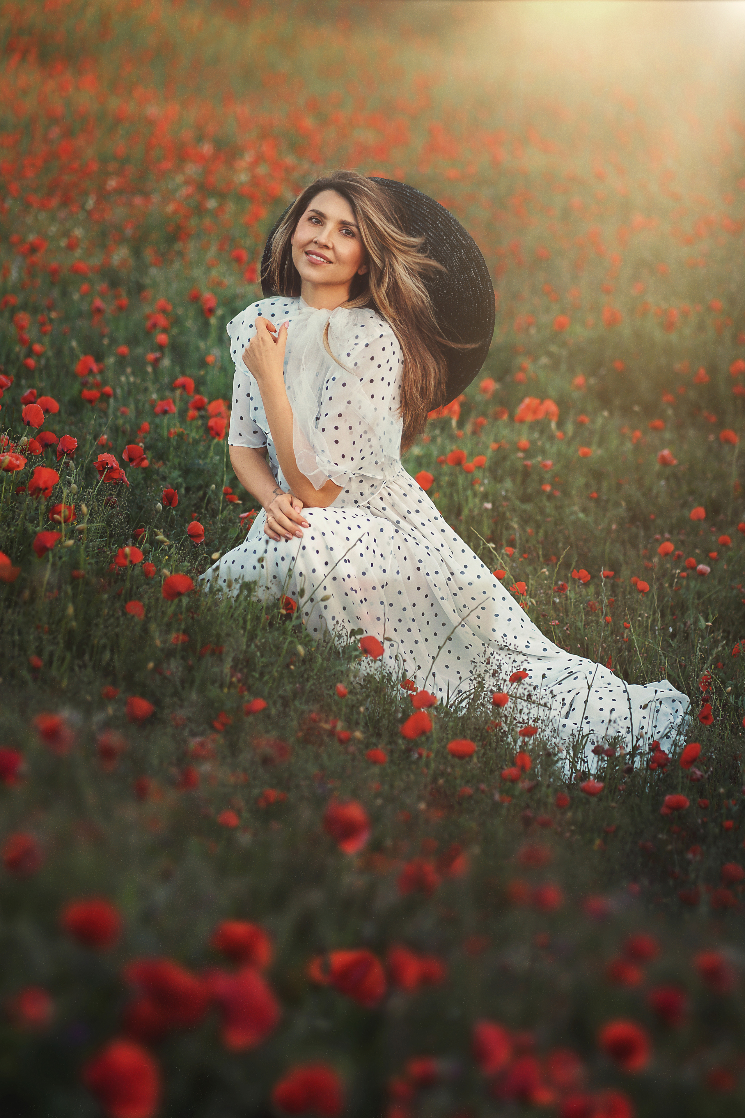 Платье горошек #15 20+10€. Профессиональный фотограф на Тенерифе