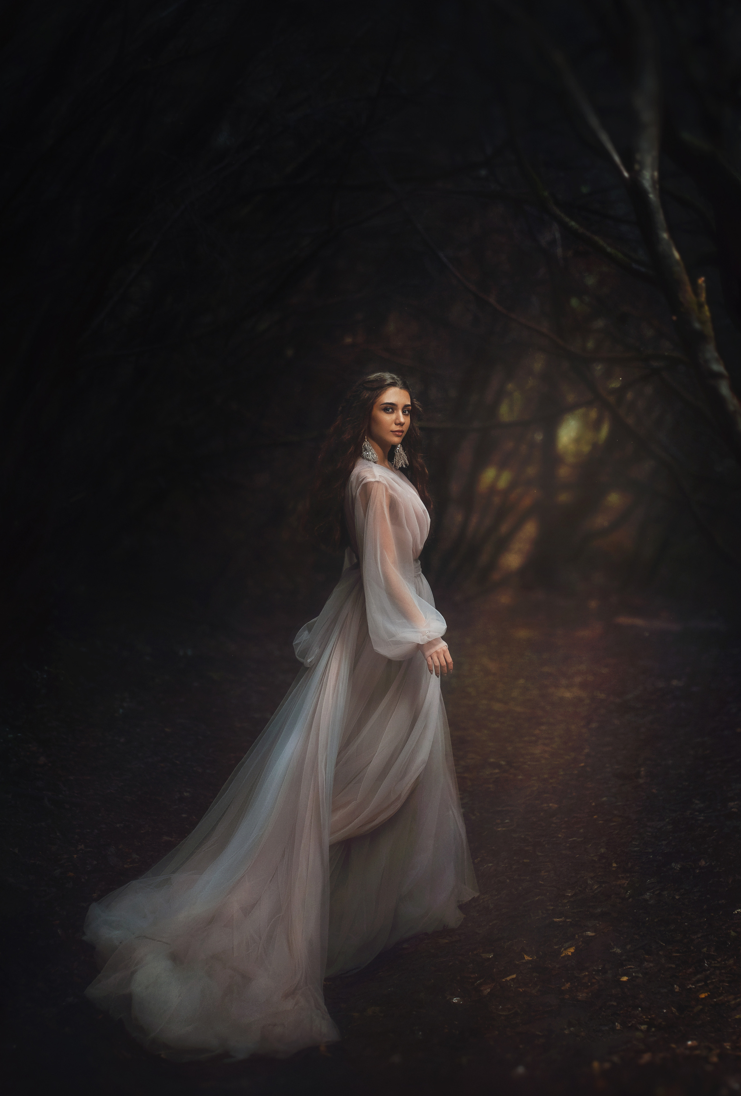 Платье лиловое фатин #8 20€. Профессиональный фотограф на Тенерифе