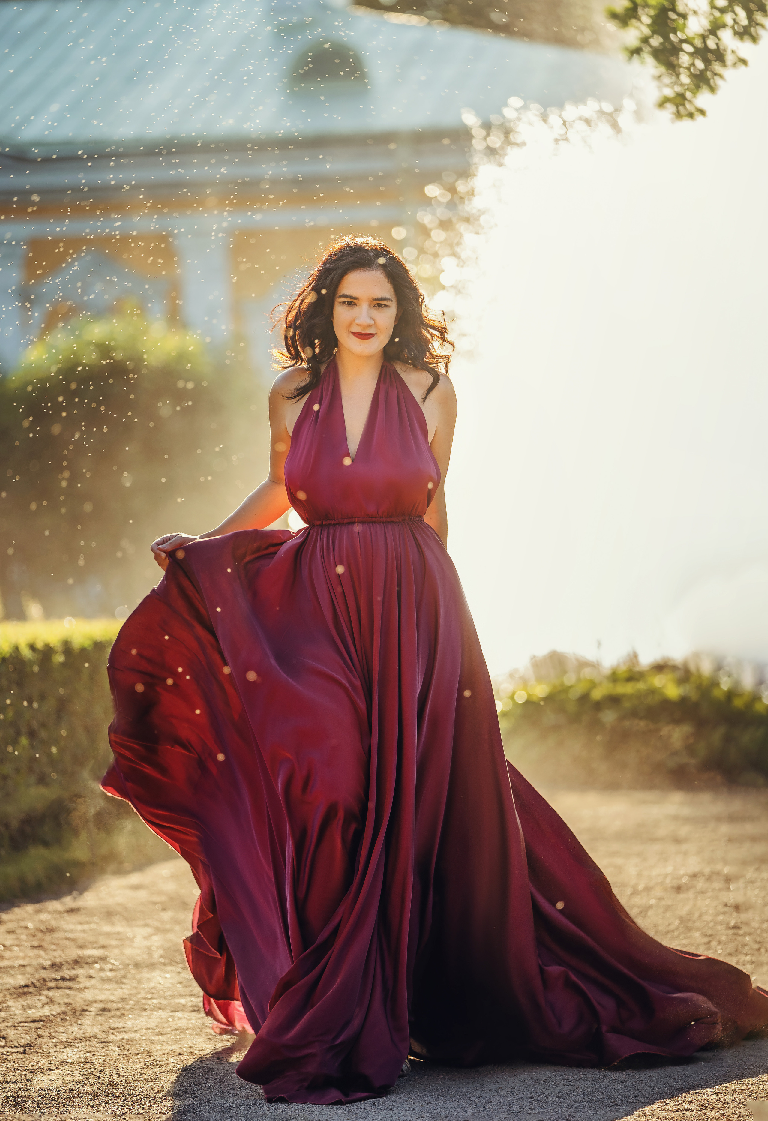 Платье бордо #5 40€. Профессиональный фотограф на Тенерифе