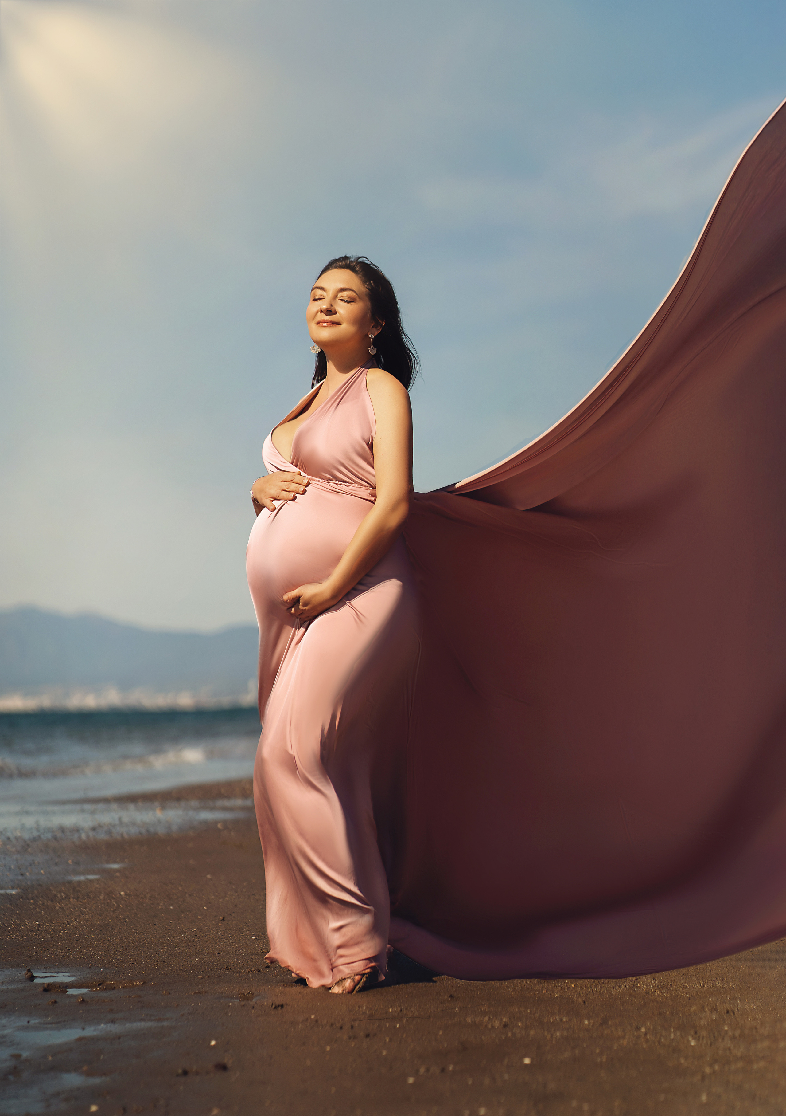 Flying dress rose #13 30€. Professional photography in Tenerife Tania Bonnet