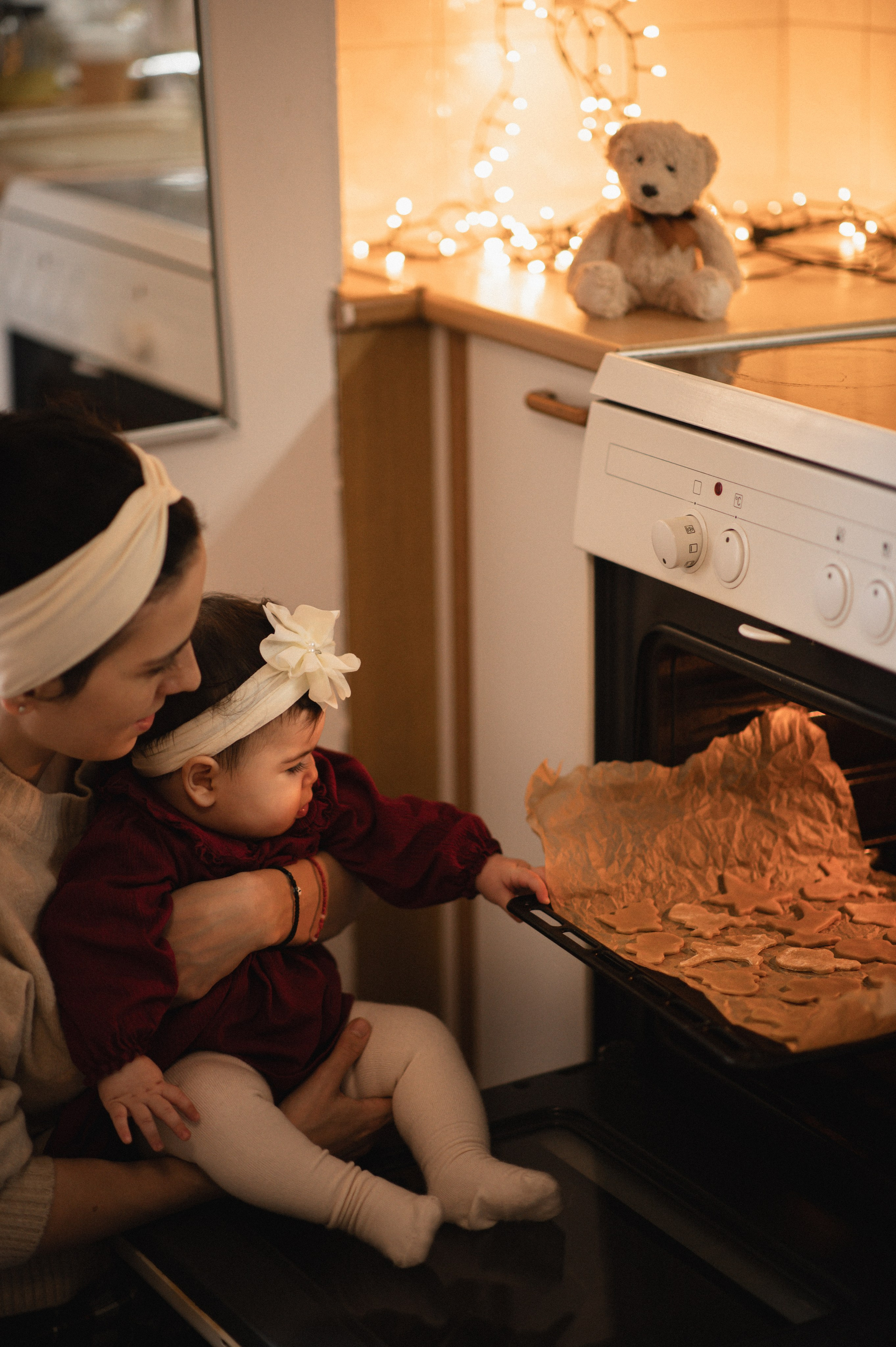 First Christmas. Family, children, portrait, and event photography in Thessaloniki