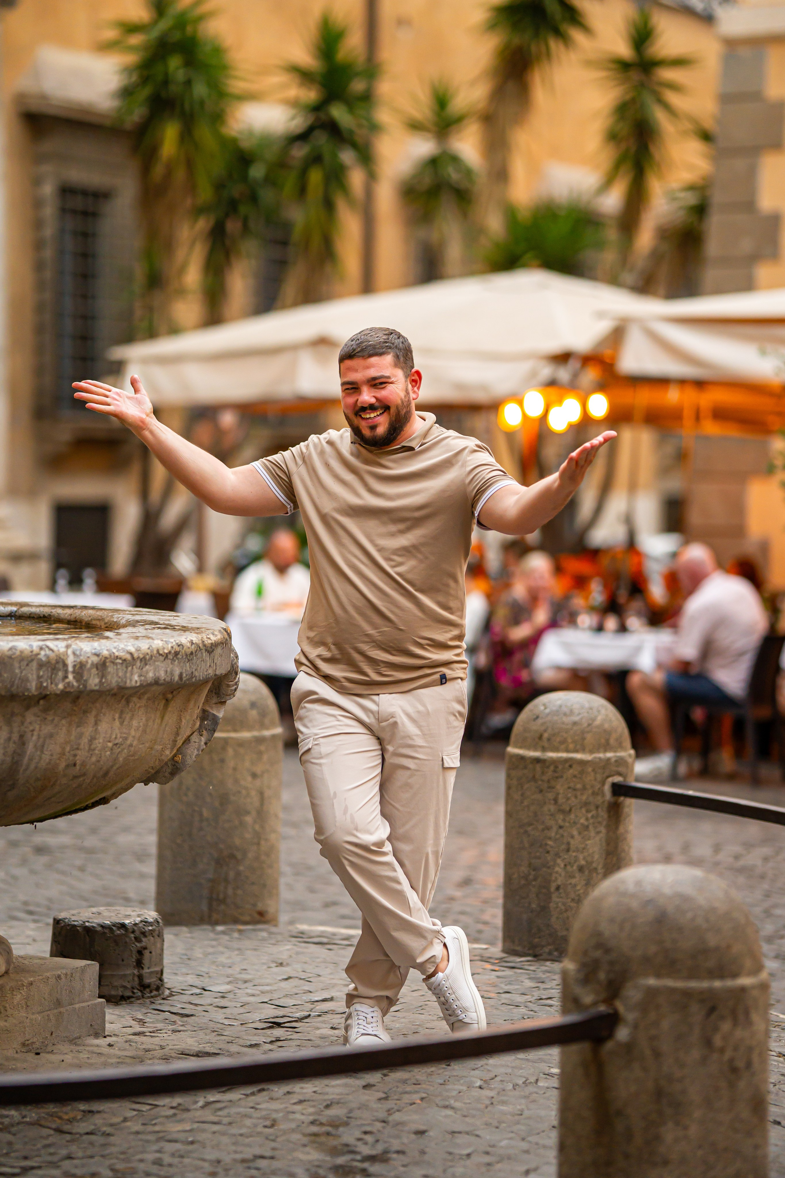 Красивая сьемка в Риме