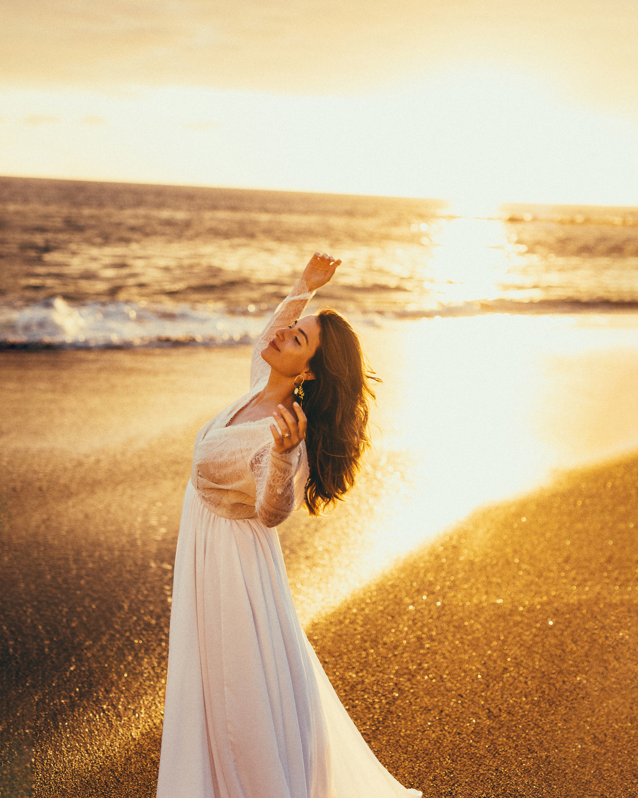 Sunset bride photography Tenerife