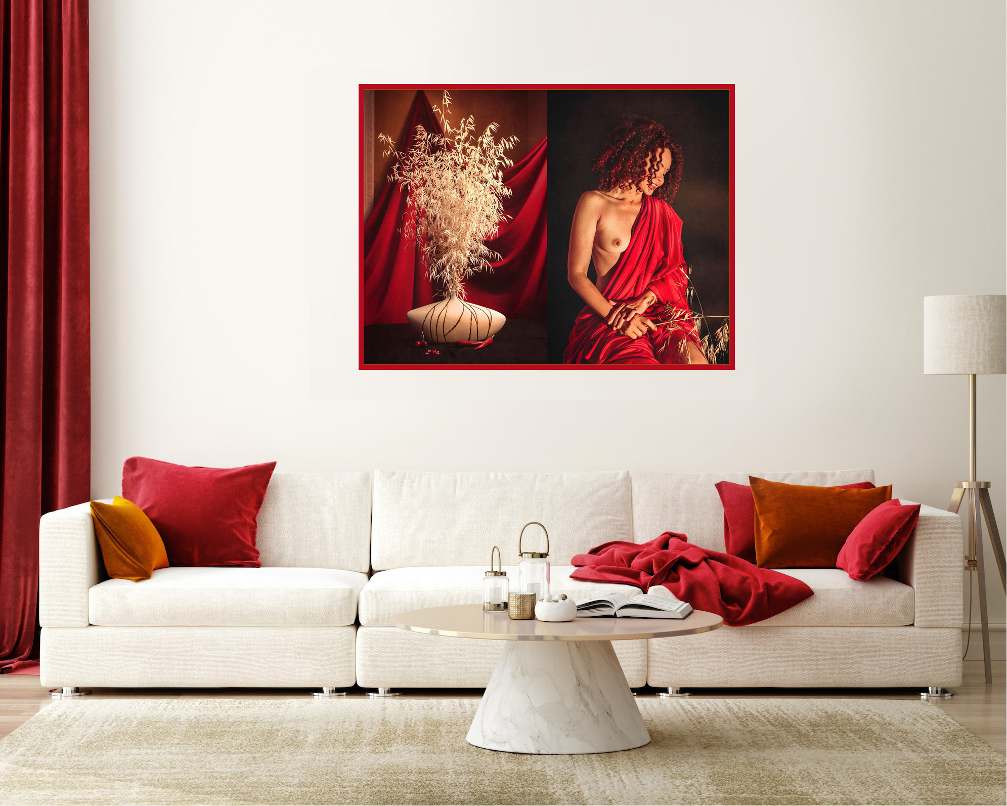 Woman “Summer”. Lolly Shine. Contemporary digital artist