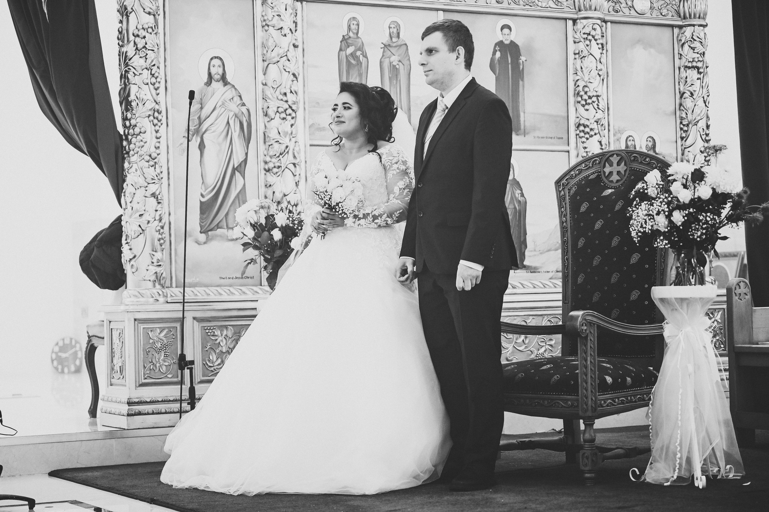 Wedding photography Solihull ar St. Mary & Archangel Michael Coptic Orthodox Cathedral