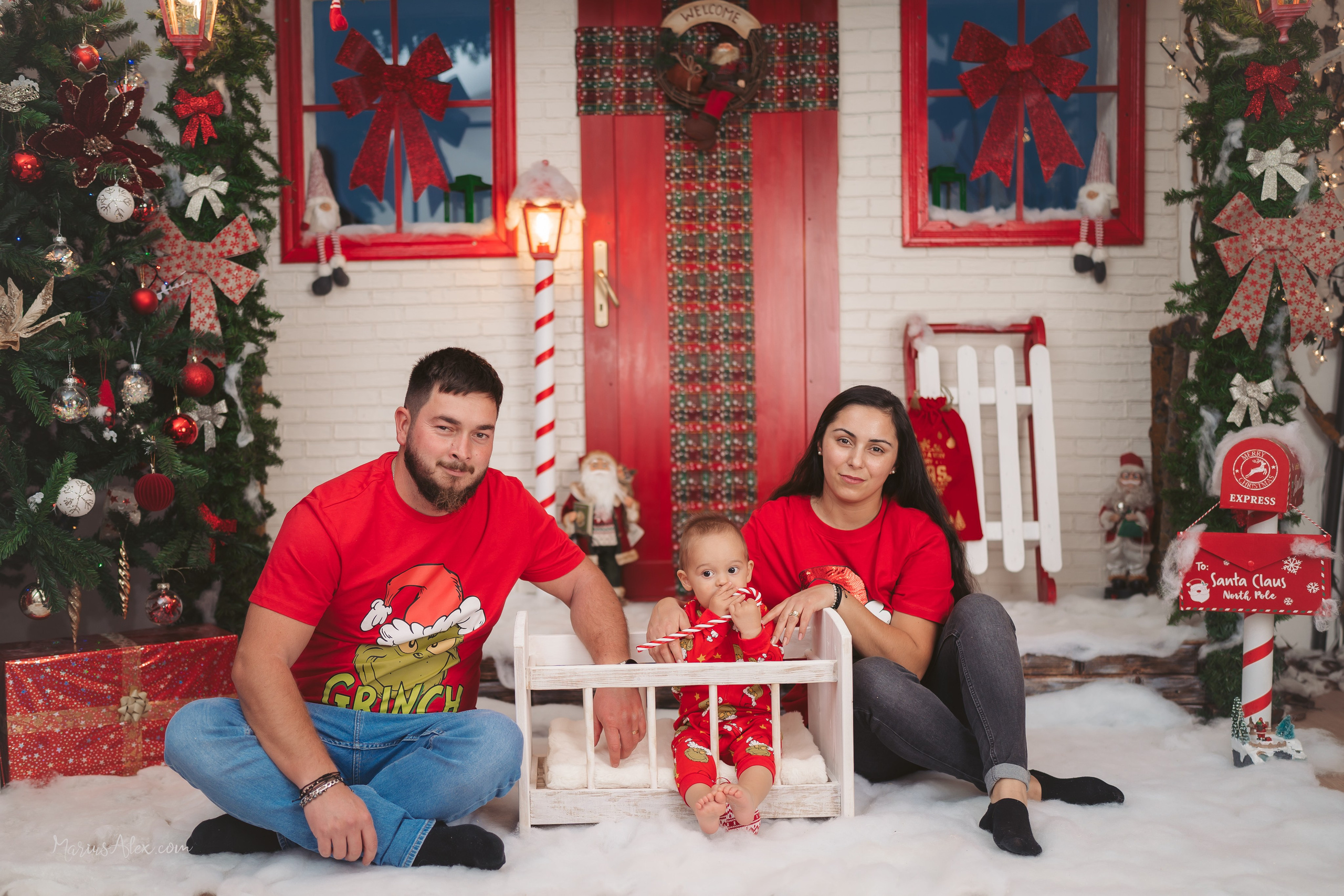 Familia Hacman - Un Crăciun de poveste. Marius Alex fotograf de eveniment si portret din Suceava