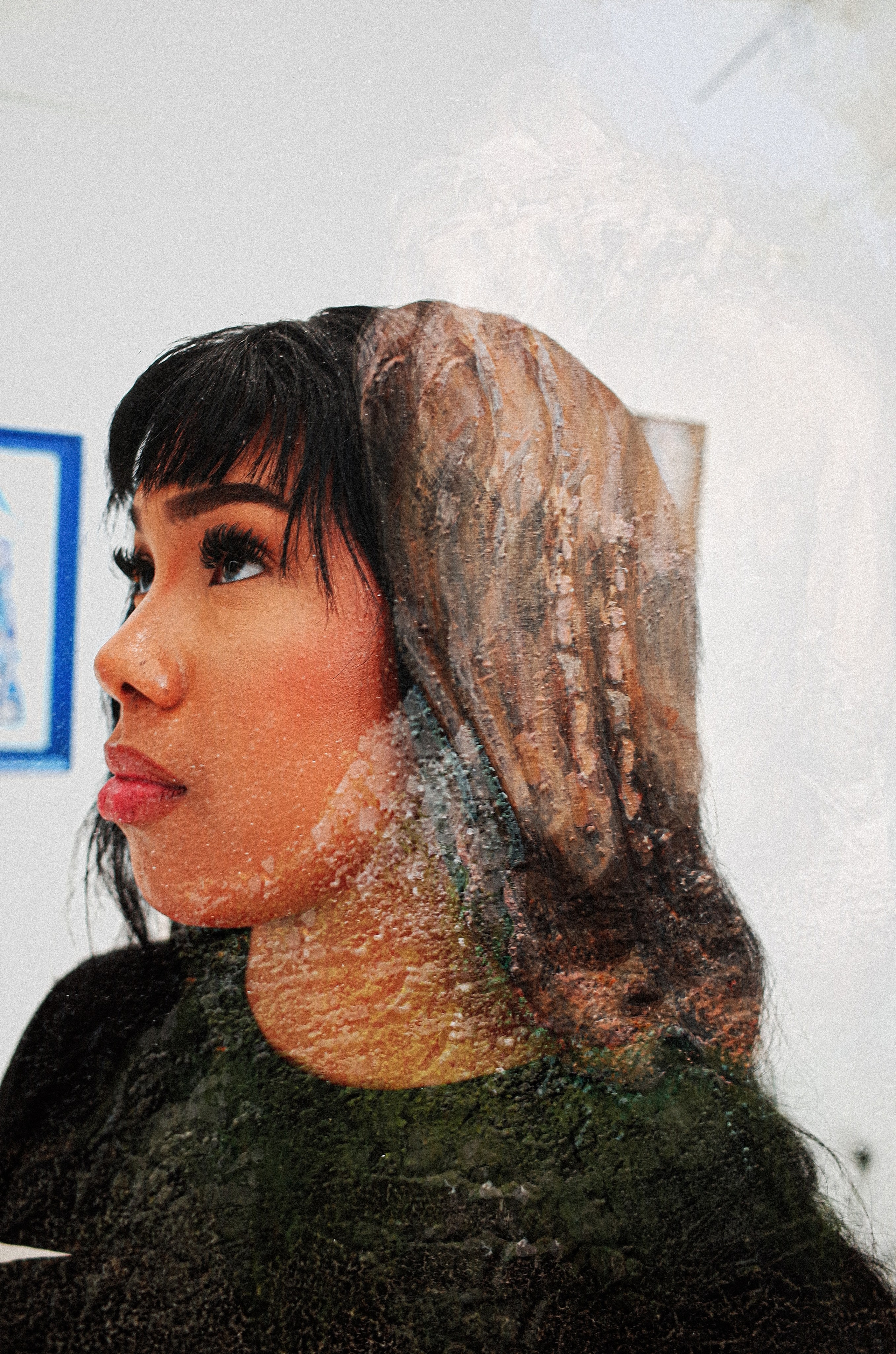 Art Touch performance. Victoria Dini. Art photography in London / Folkestone, UK