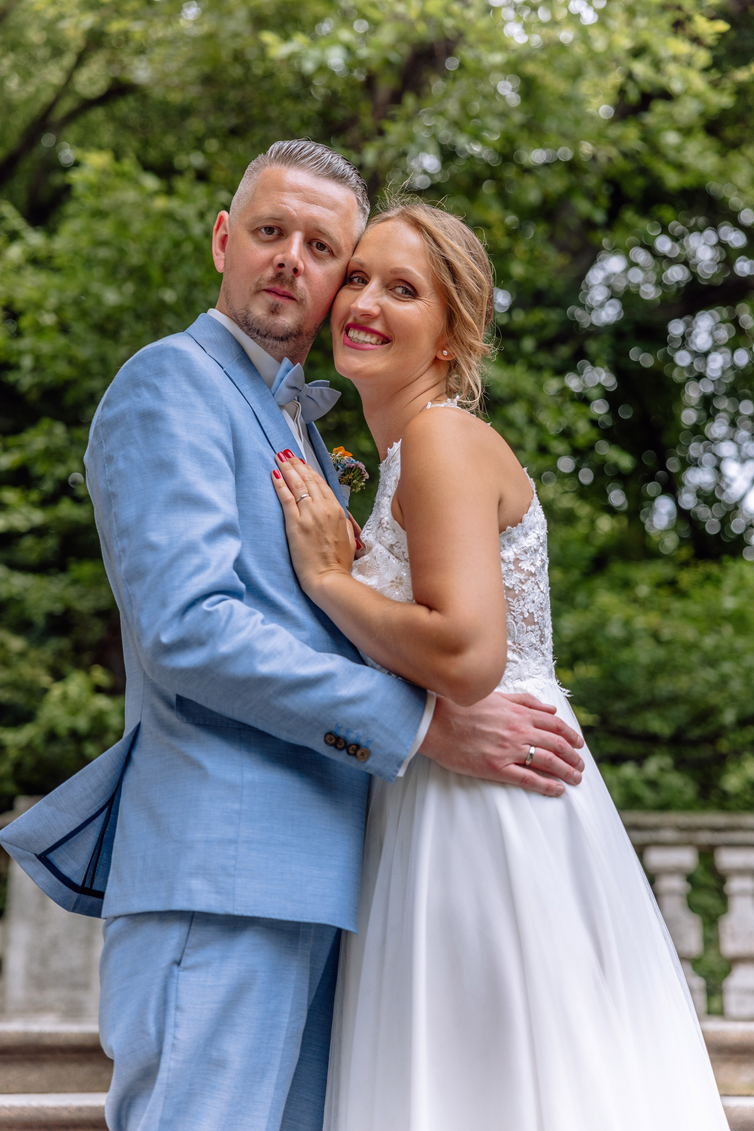 Sandra und Kevin: Standesamt Unterföring und Friedensengel. Hochzeitsfotograf München Taufe Familienfotograf Tanja Mauke