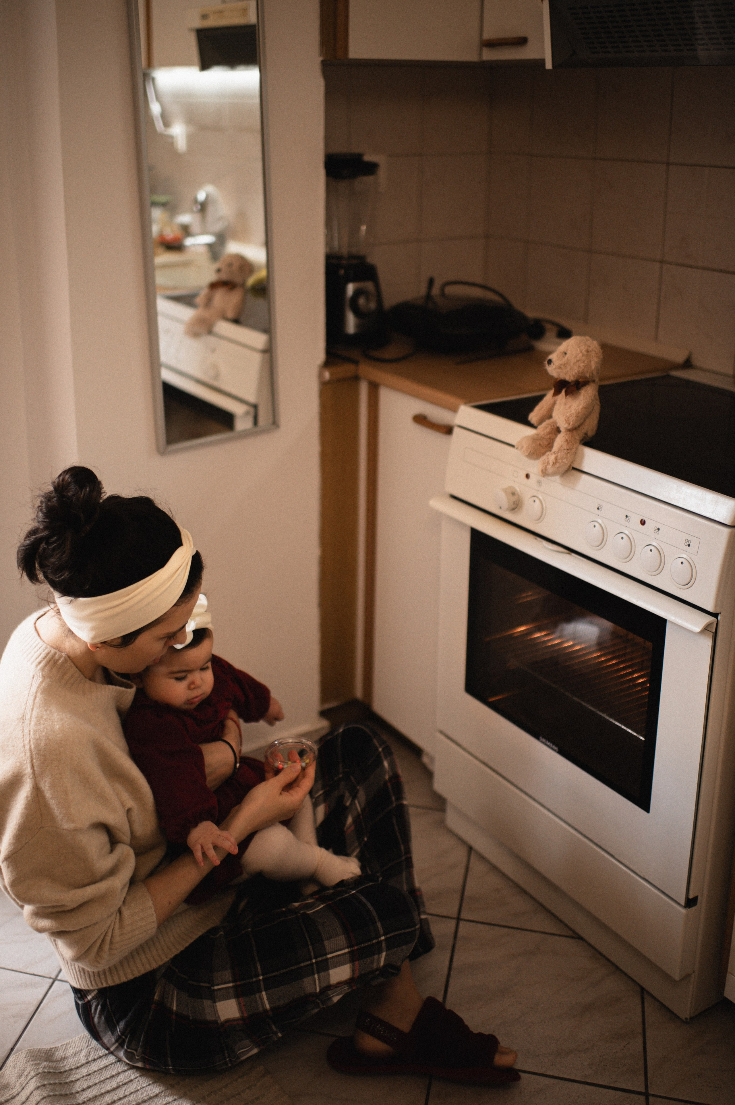 First Christmas. Family, children, portrait, and event photography in Thessaloniki