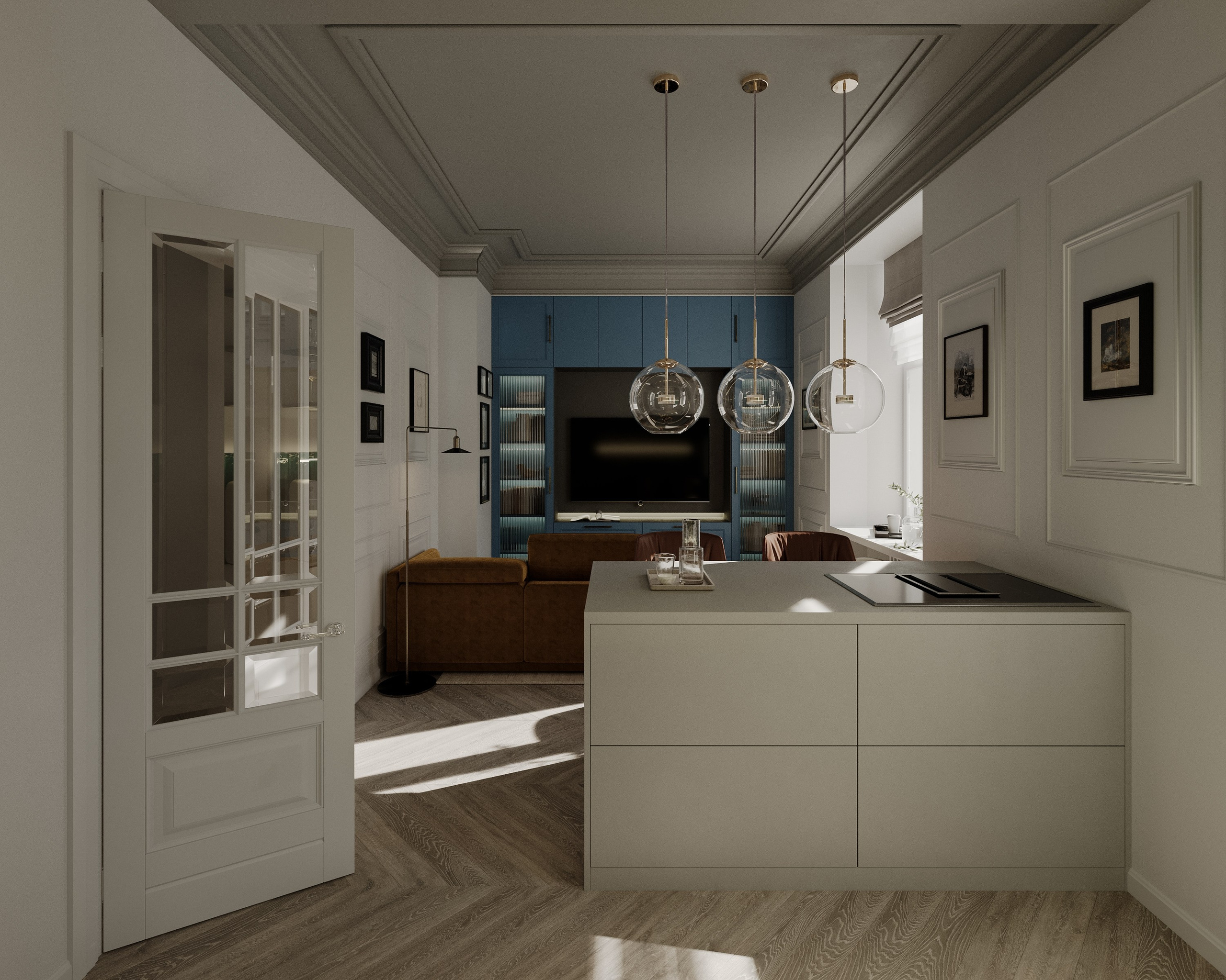 Obývací pokoj. Filipenka architects