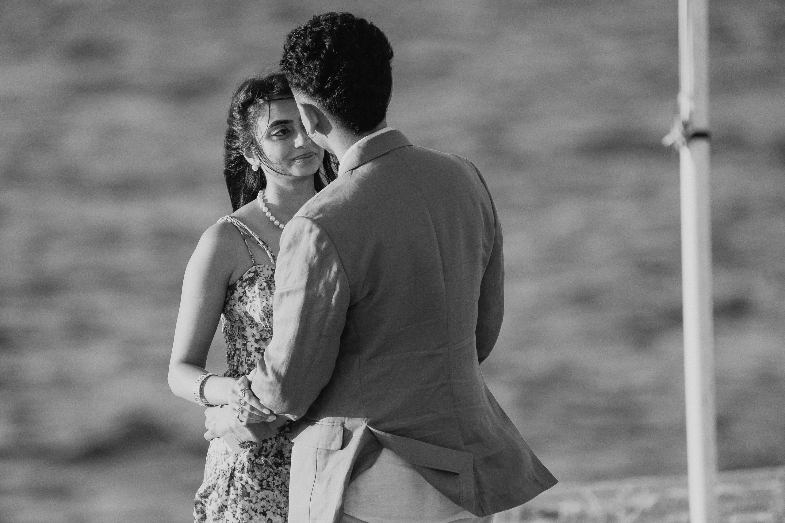 Dusk Wedding Proposal in Cap Rocat with UK clients. Mallorca Wedding, Corporate & Social Photographer