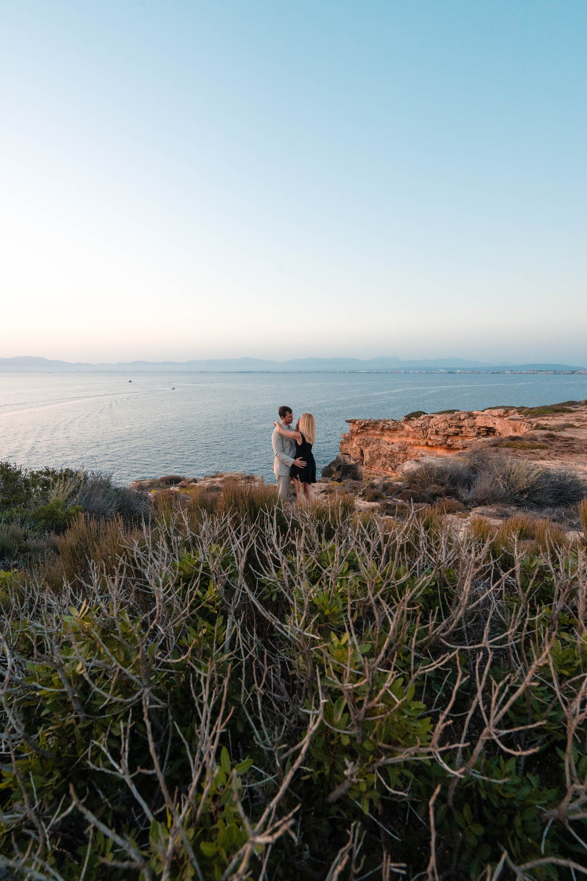 Perfect Marriage Proposal at Cap Rocat Hotel. Mallorca Wedding, Corporate & Social Photographer