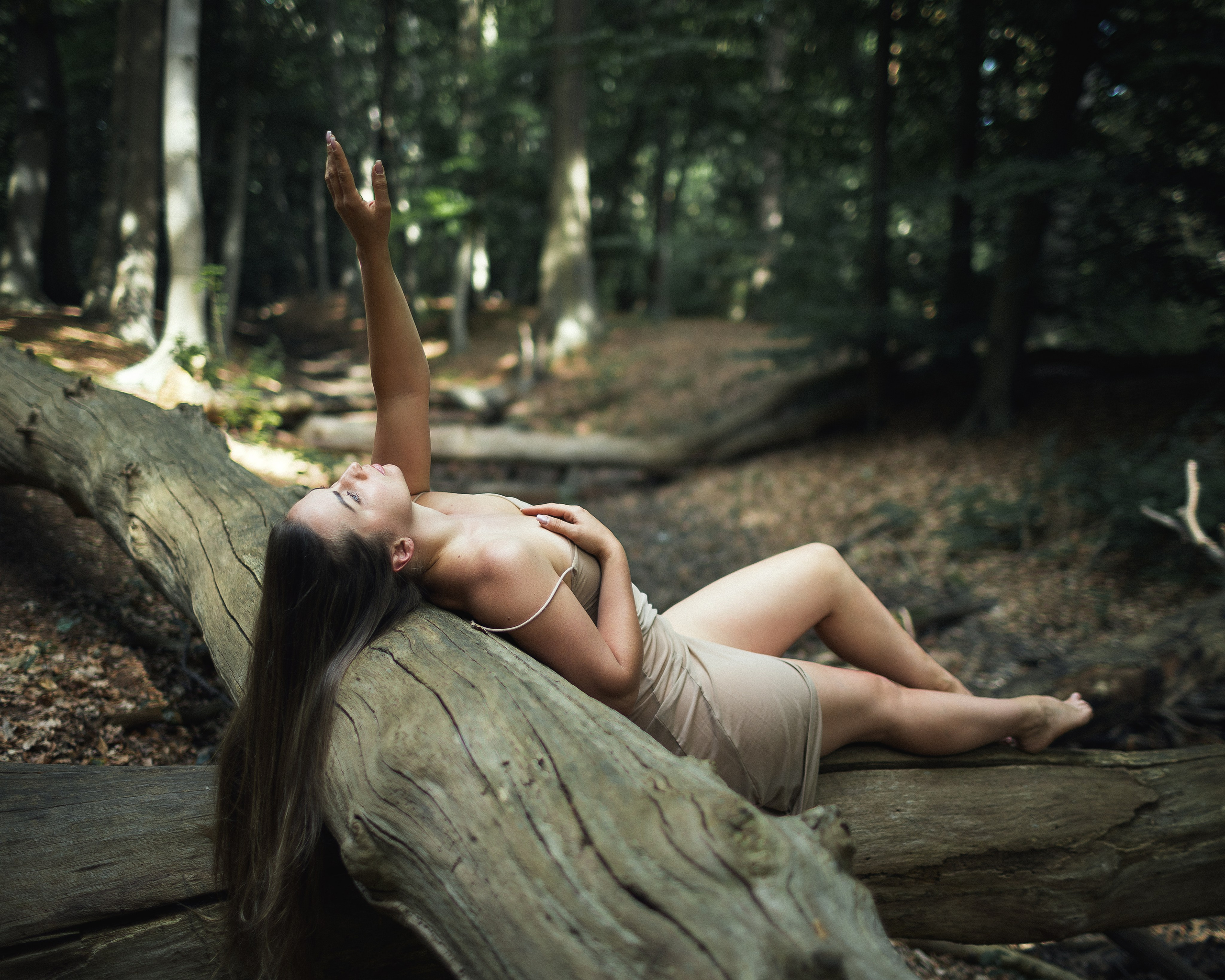 Feminines Portrait von Anastasija – natürliche Atmosphäre