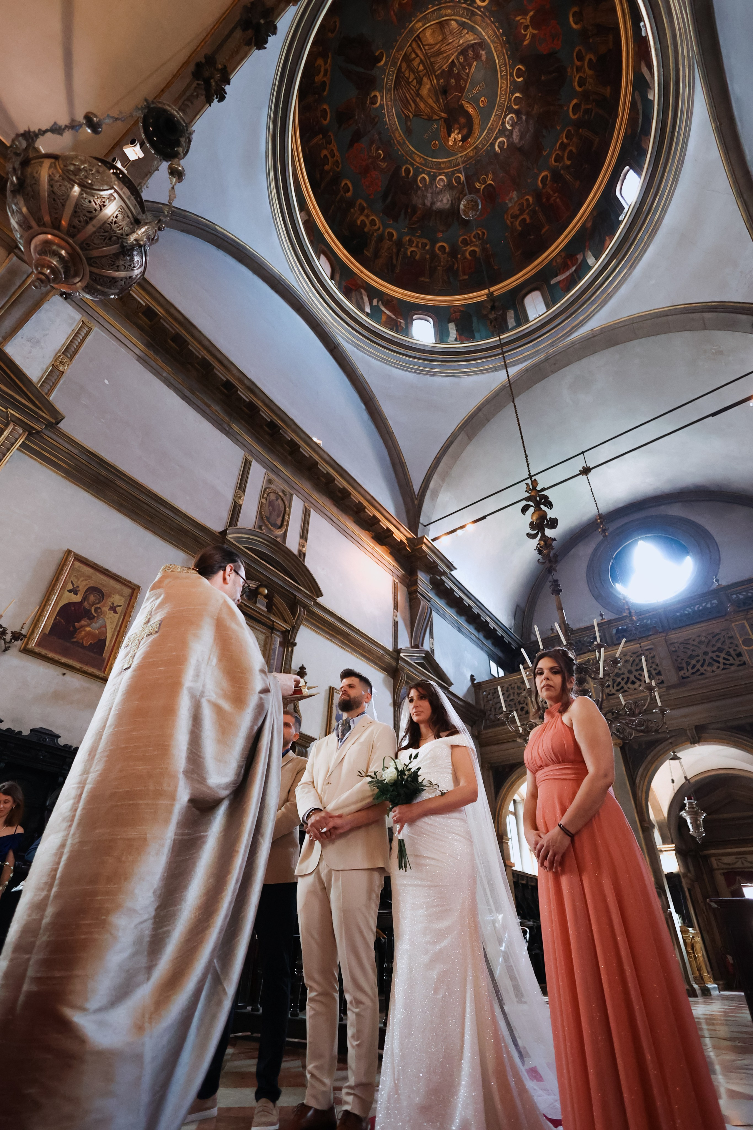 Greek wedding ceremony in Venice 