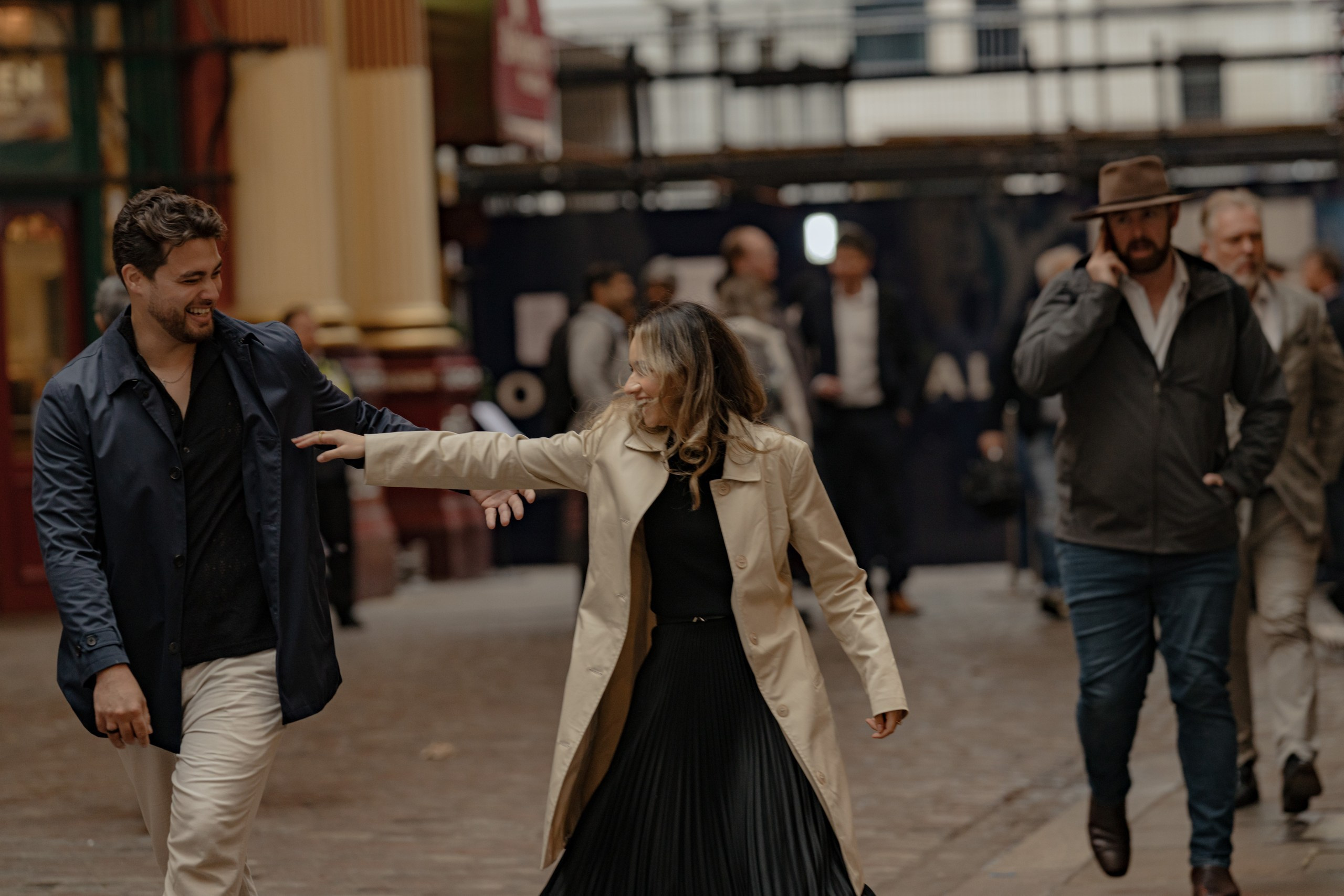 Engagement session in London City. London portrait and family photographer