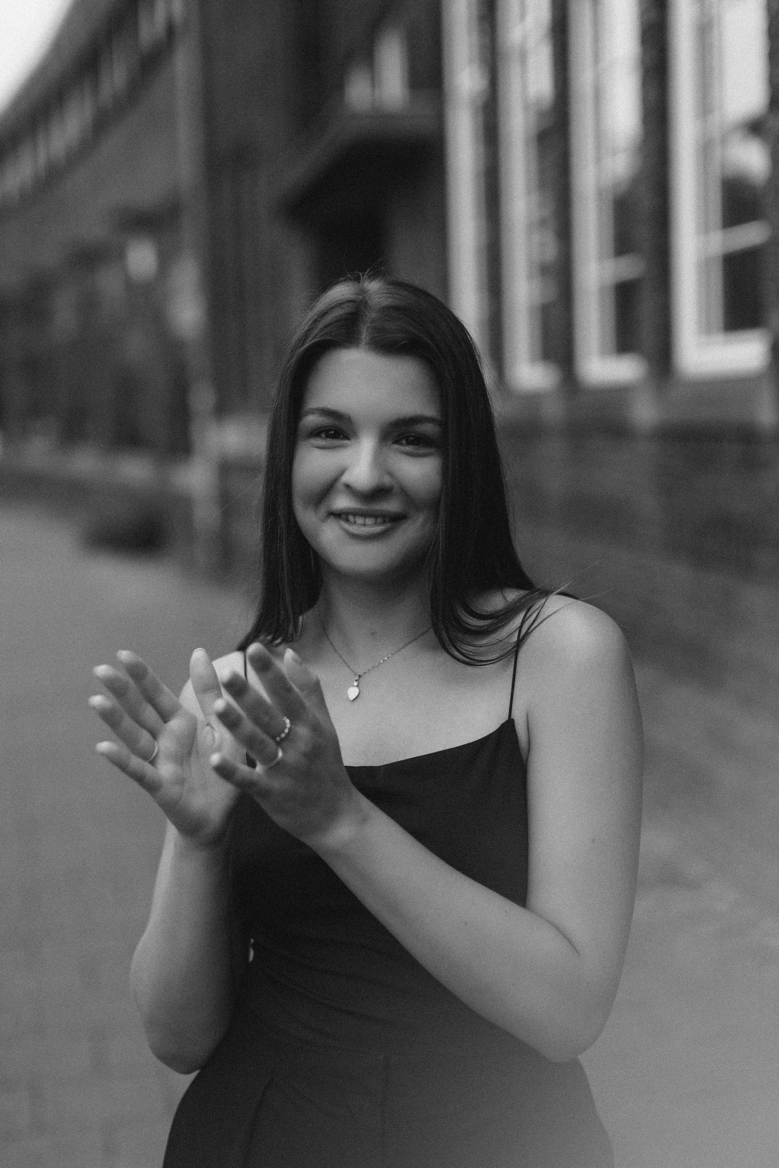 Daria. Shooting a photographer. True self