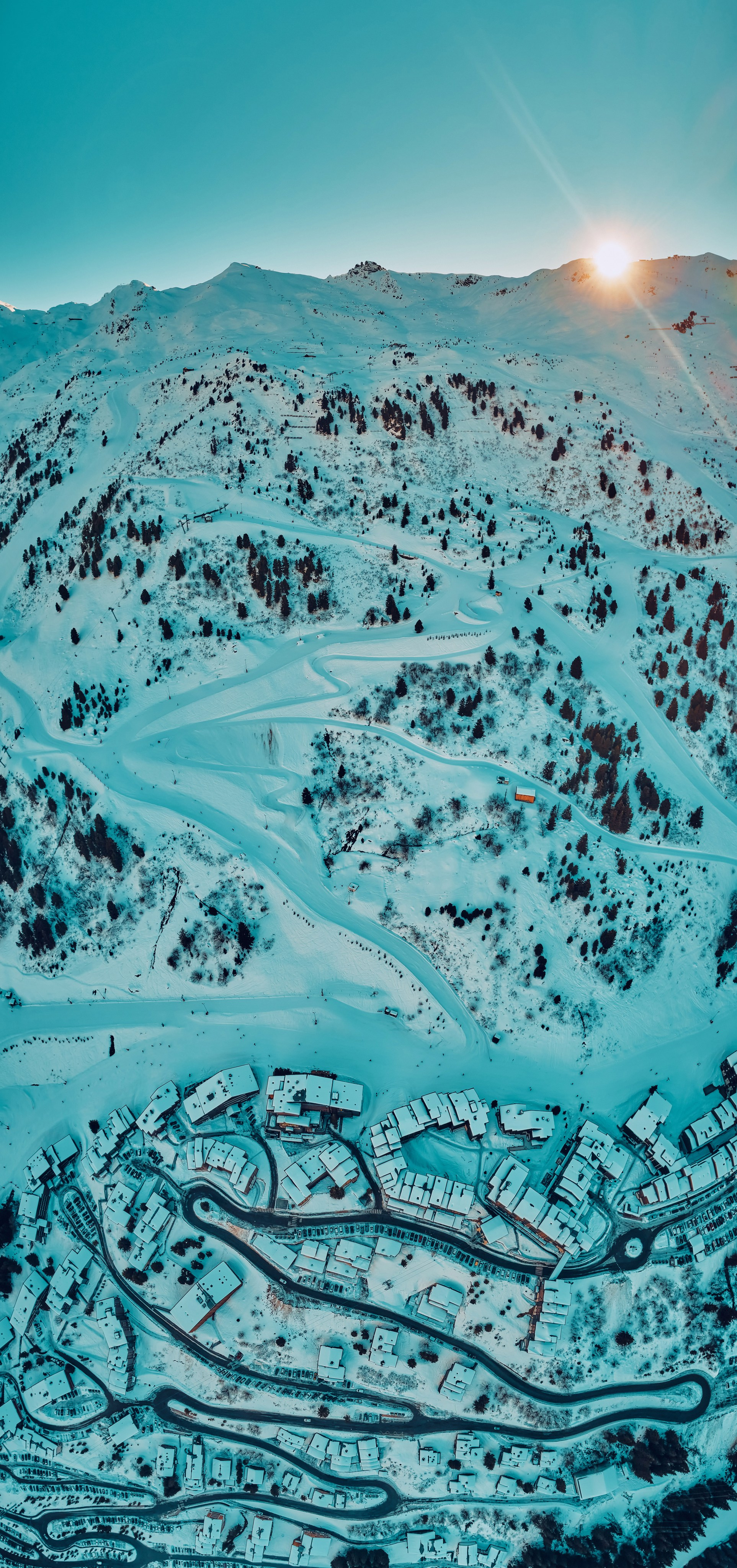 House of God. French Alps. Three Valleys. Aerial. Андрей Шипилов — Фотография & Видеография