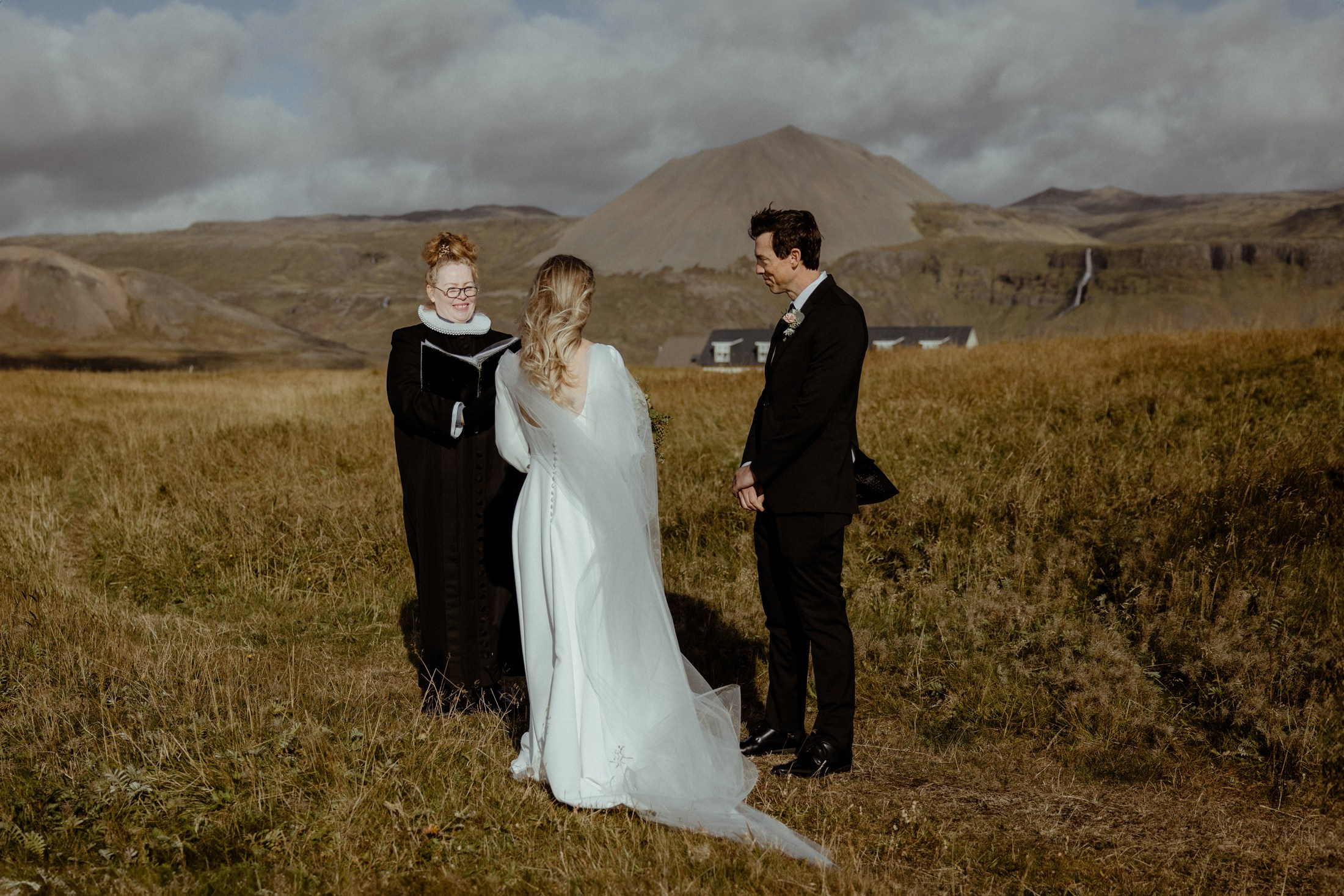 Iceland elopement at Budir Black Church | Snæfellsnes wedding by Iceland elopement photographer & videographer. Iceland elopement photographer & videographer