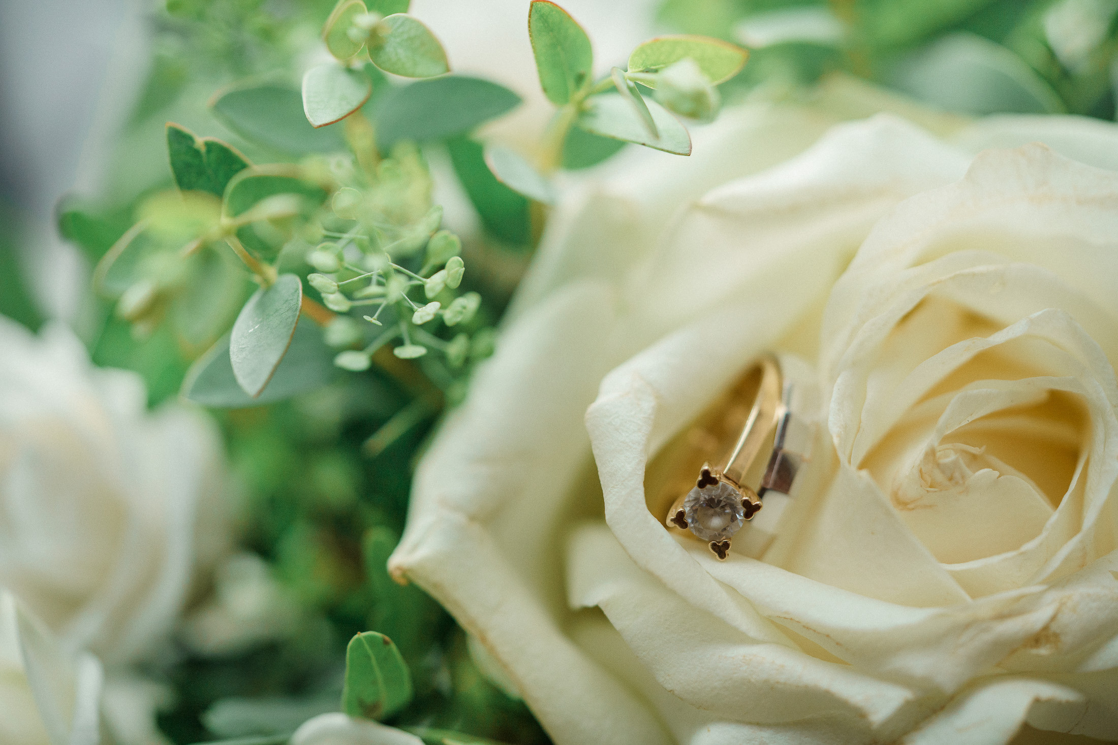 Hääpotretit vanhankaupunginkoskella