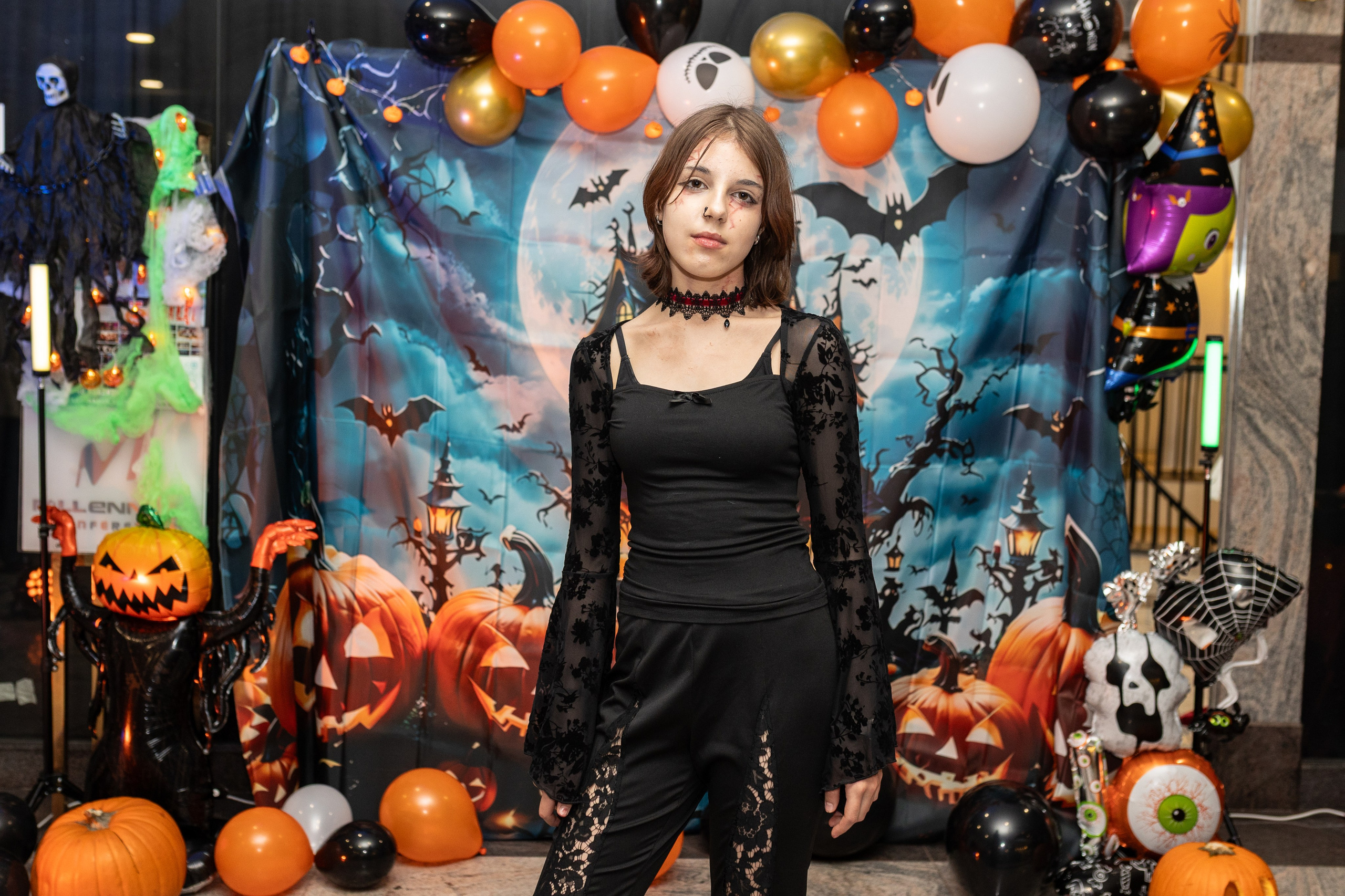 Leo dance studio Helloween 2025. Семейный и детский фотограф в Варшаве Мила Бобровская