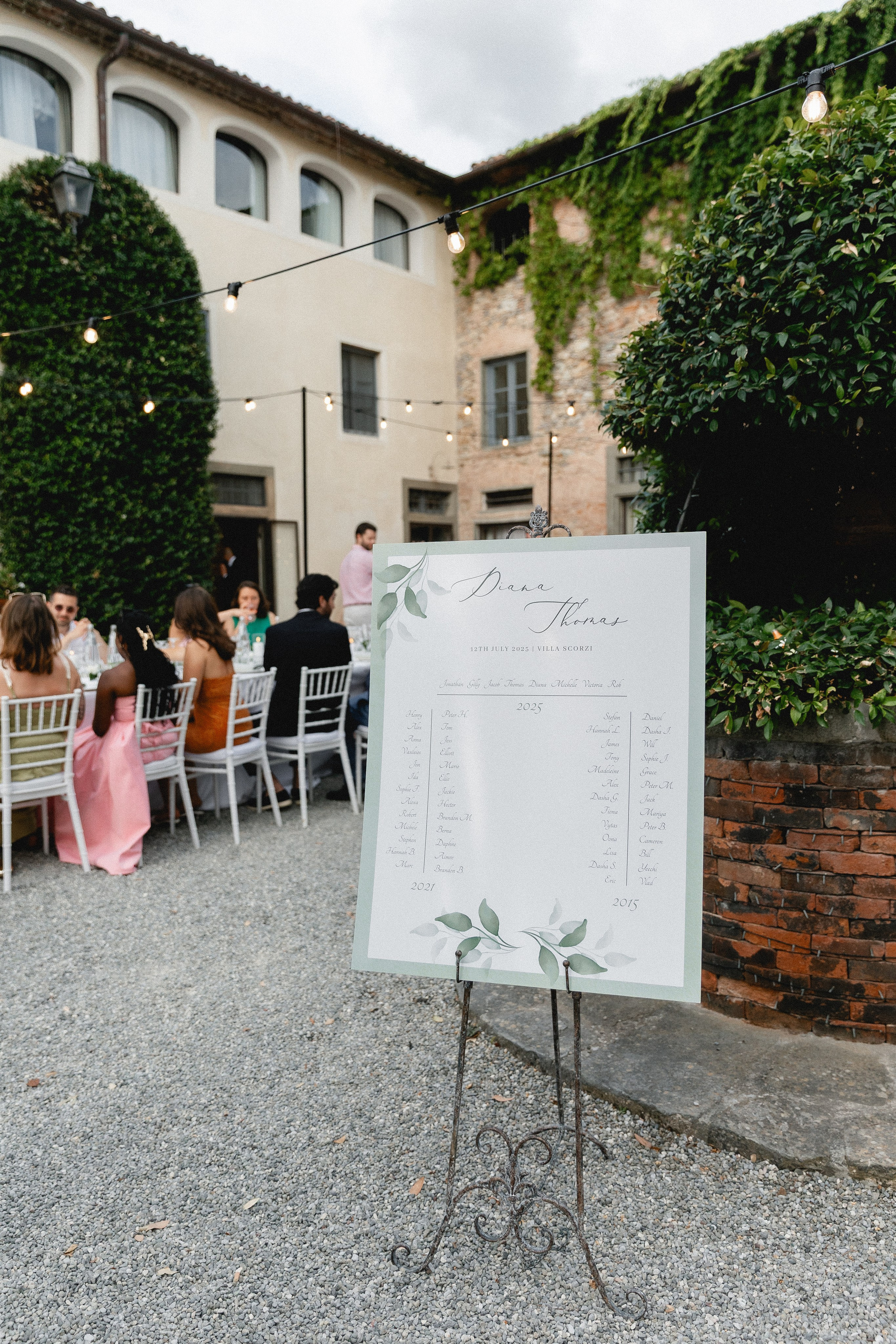 Diana & Thomas. Villa Scorzi, Tuscany. Digital + Film 35mm. Фотограф в Милане Анна Линник