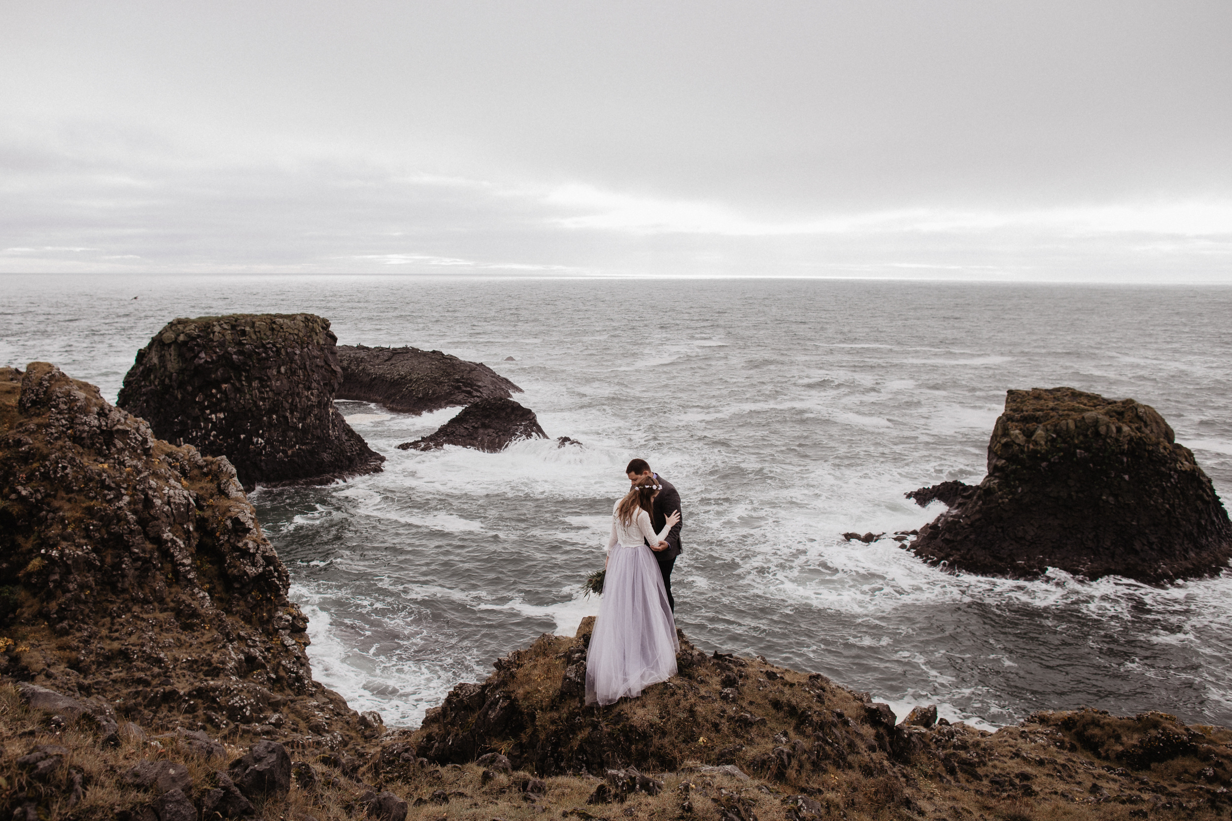 Iceland elopement in Snaefellsnes peninsula. Iceland elopement photographer & videographer