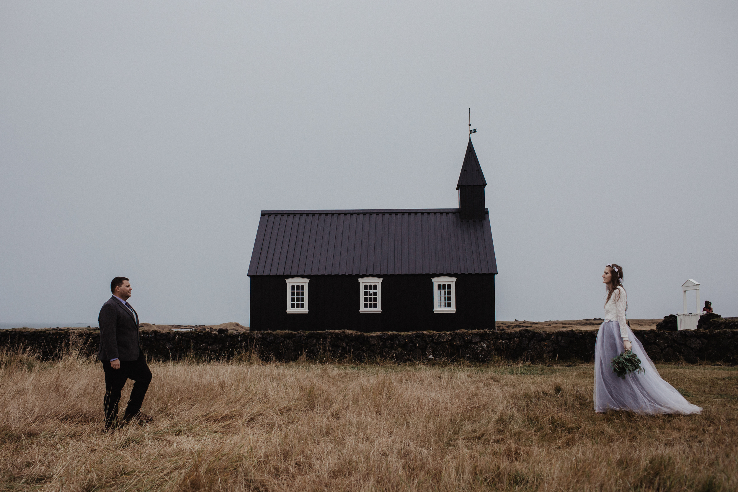 Iceland elopement in Snaefellsnes peninsula. Iceland elopement photographer & videographer