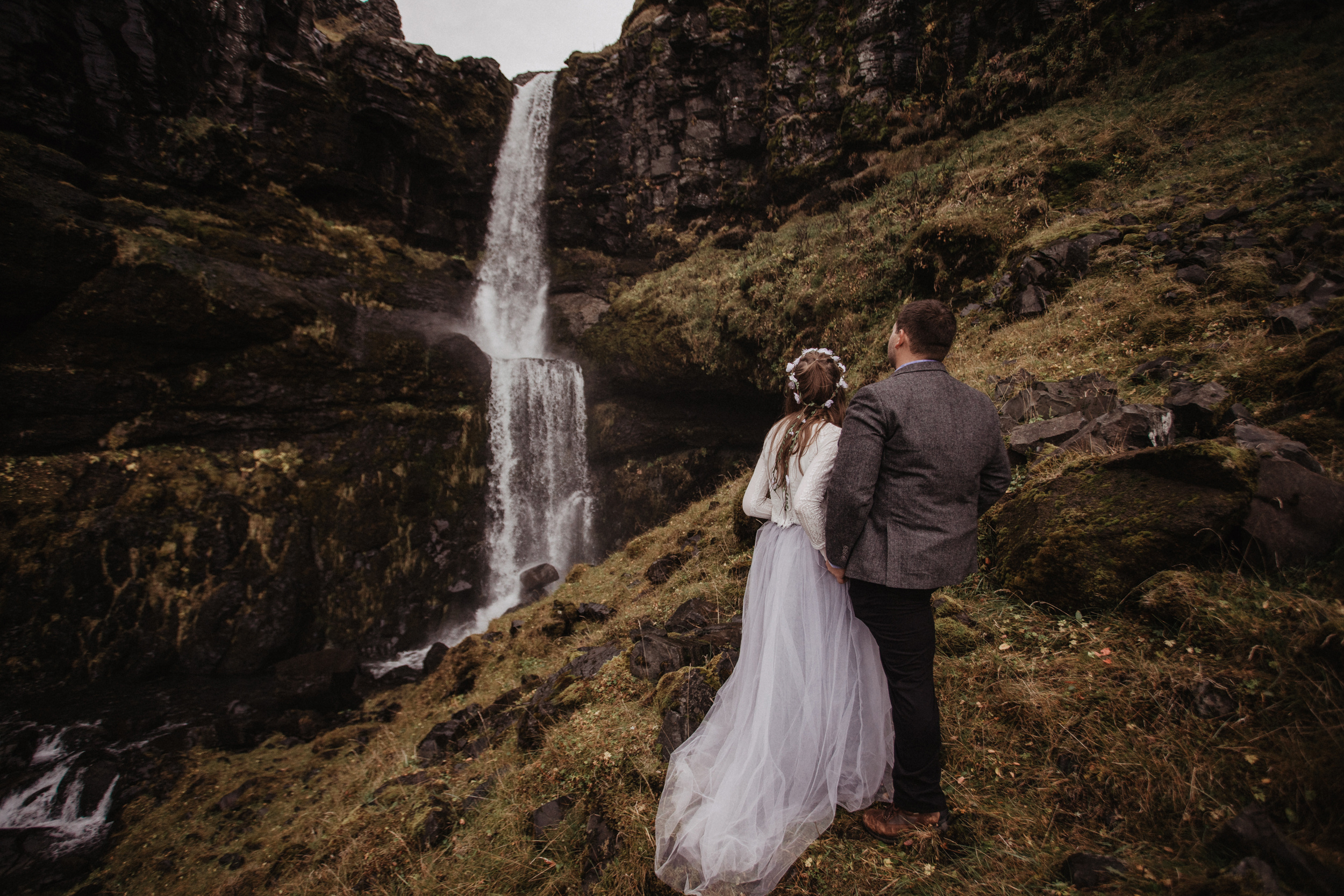 Iceland elopement in Snaefellsnes peninsula. Iceland elopement photographer & videographer