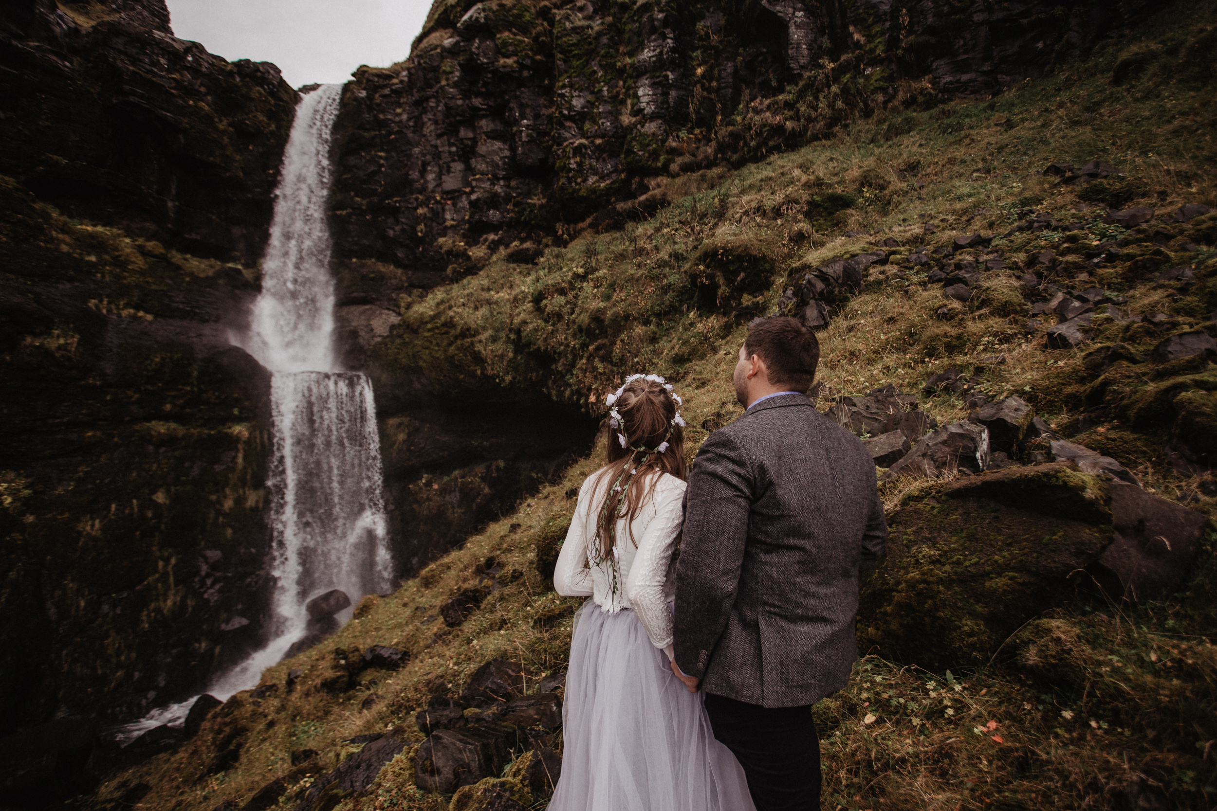 Iceland elopement in Snaefellsnes peninsula. Iceland elopement photographer & videographer