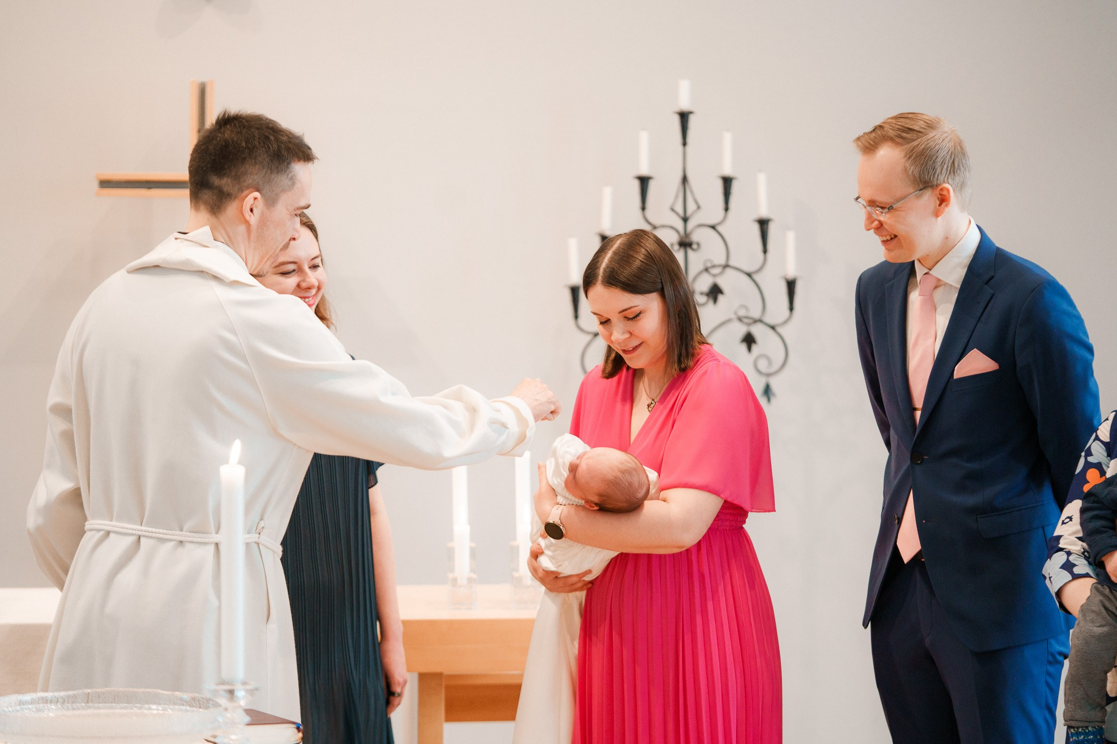 Ristiäisten kuvaus, Huopalahden kirkko