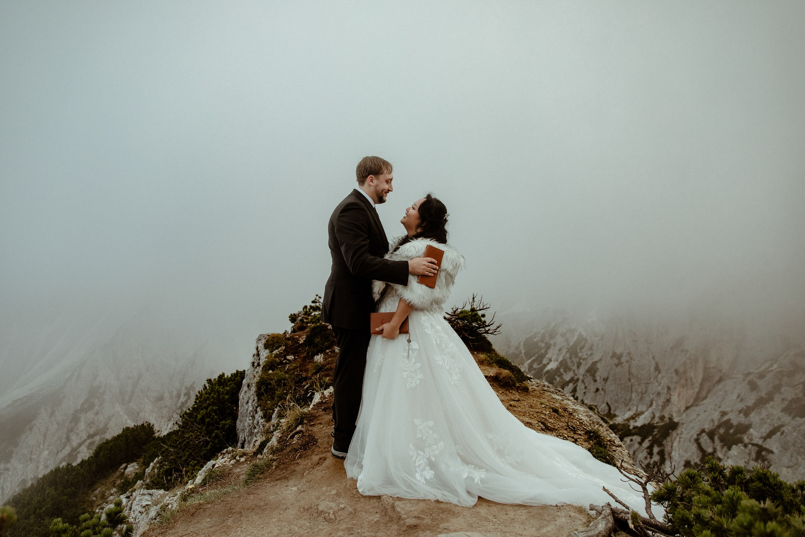 Secret Dolomites elopement at Lago di Braies & Cadini di Misurina | Best place to elope in Italy. Iceland elopement photographer & videographer