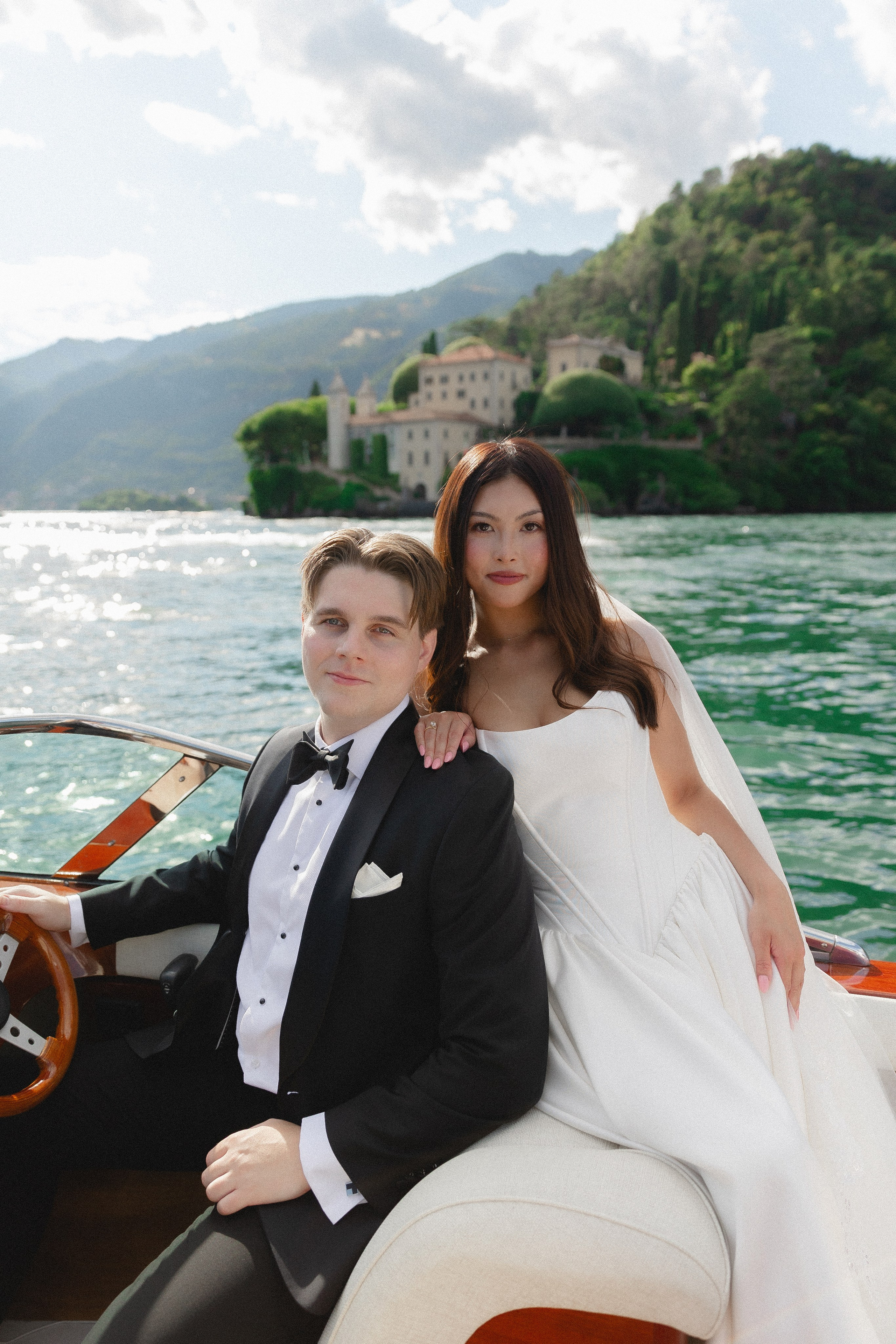 Lily & Zach, Villa del Balbianello. Photographer in Italy Anna Linnik
