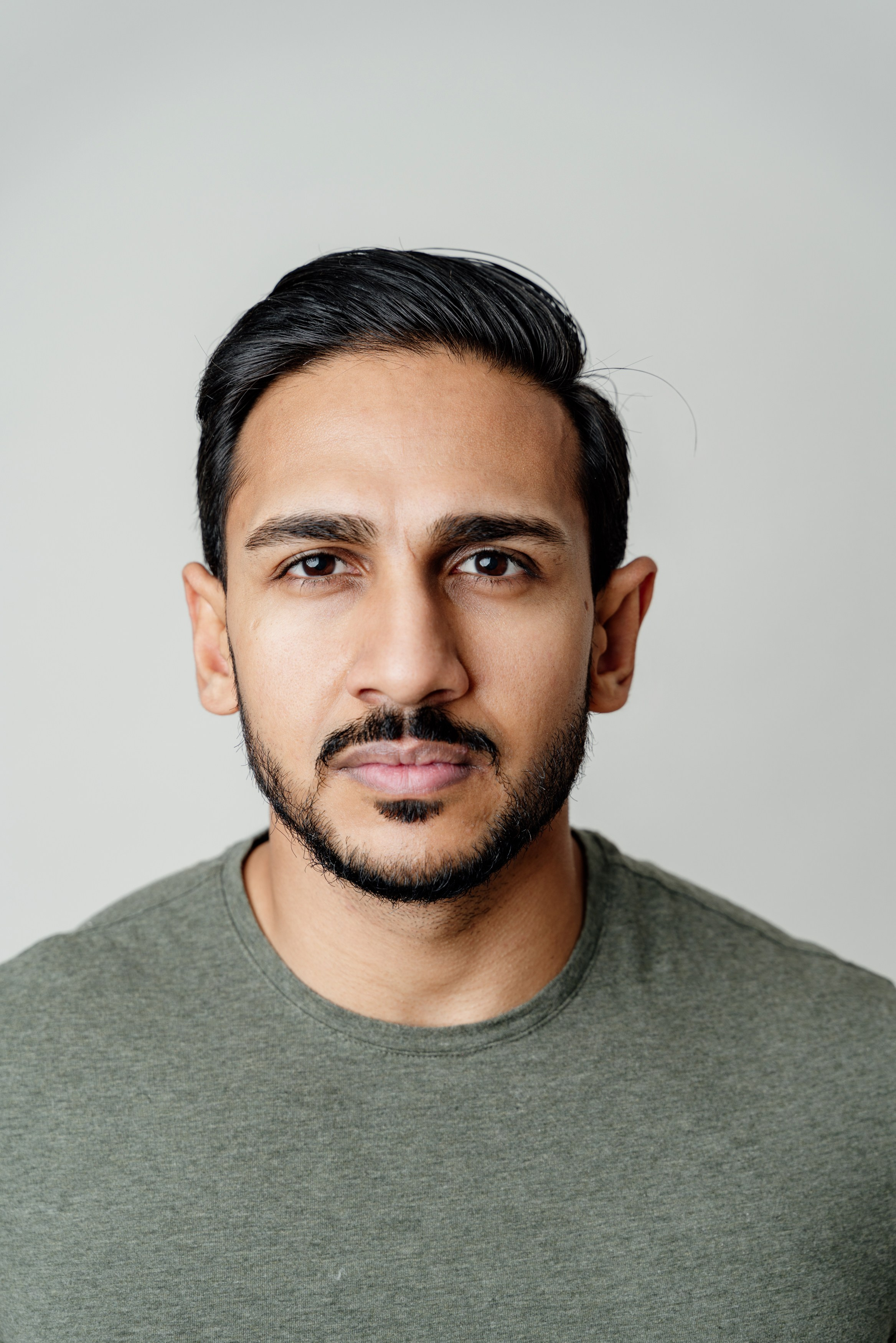 a headshot for an actor