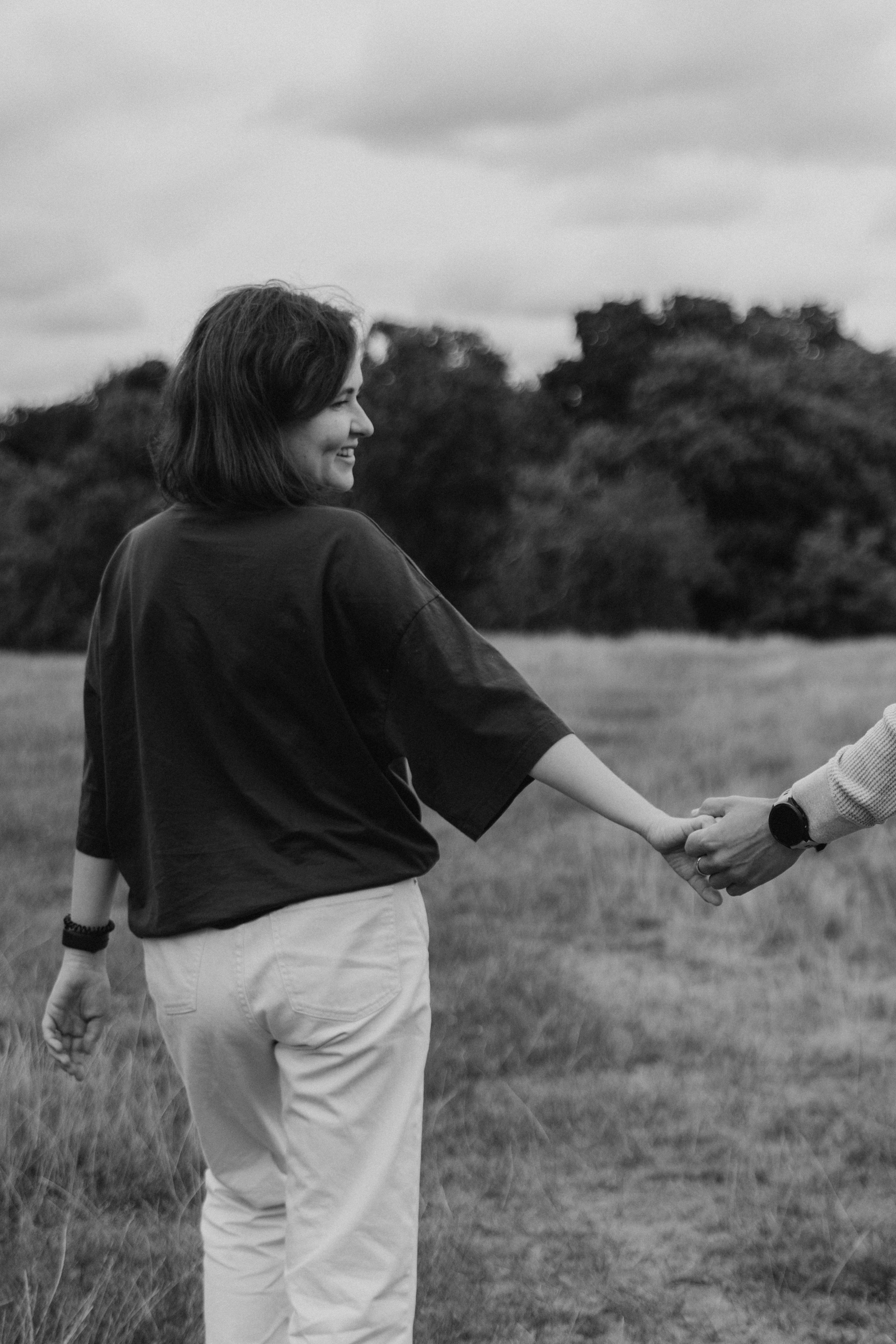 Milena with parents (Greenwich Park). Anastasia Klink, Photographer in London
