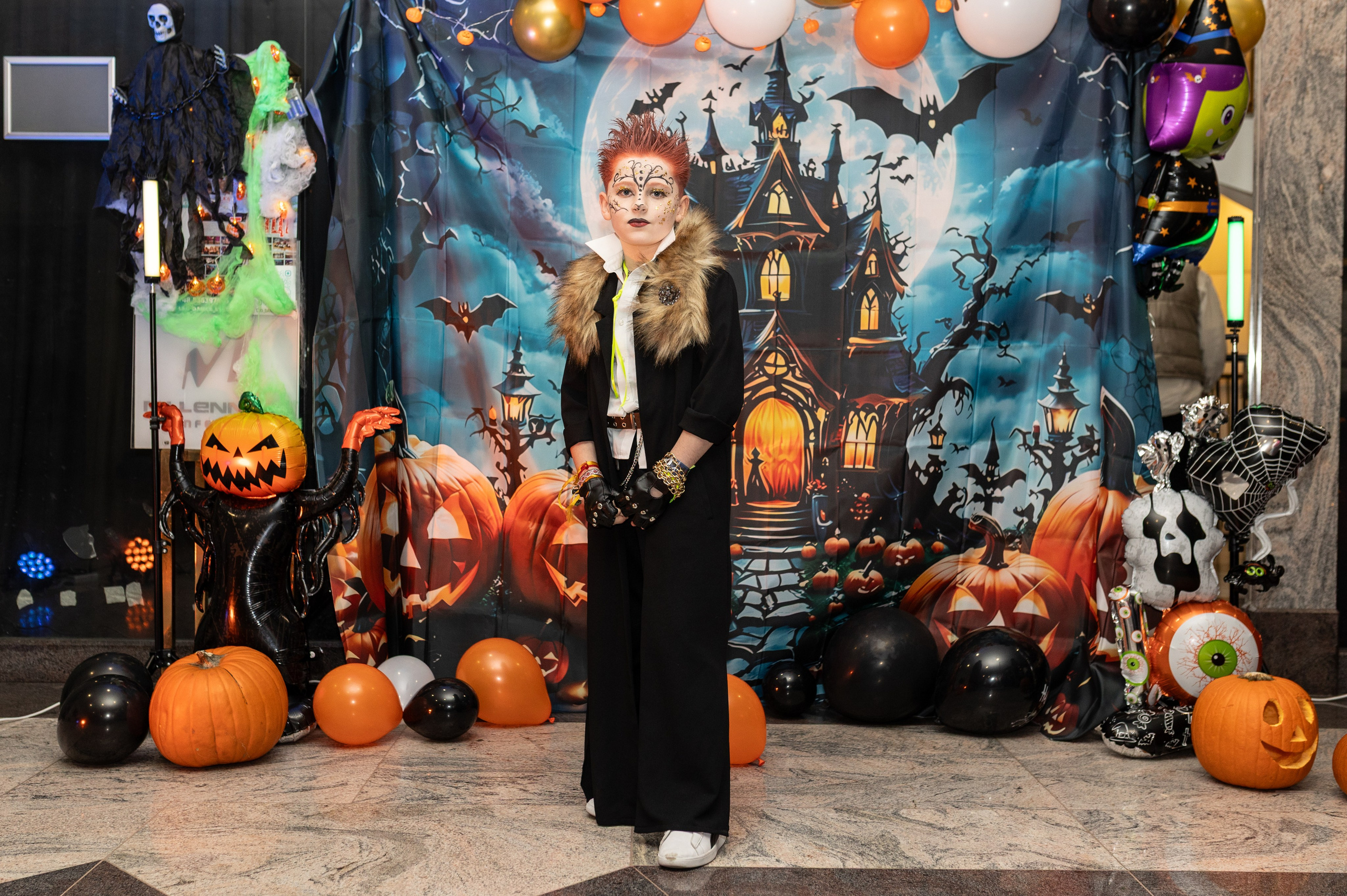 Leo dance studio Helloween 2025. Семейный и детский фотограф в Варшаве Мила Бобровская
