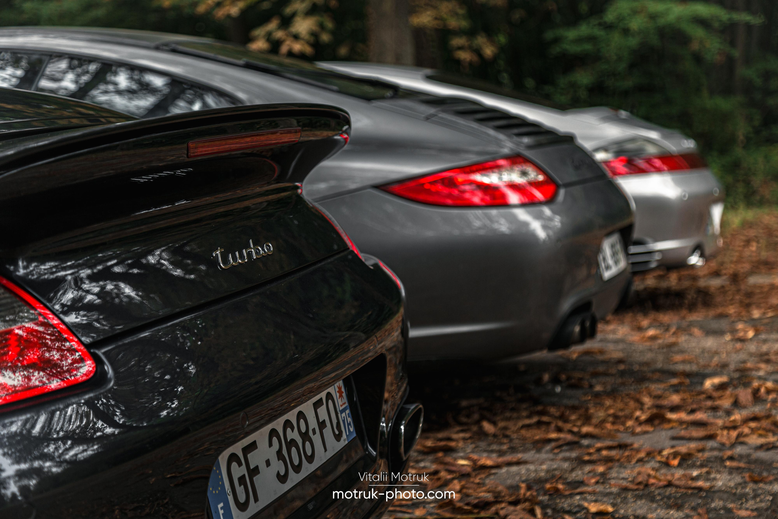 3 Porsches. Photographer in Paris — Vitalii Motruk