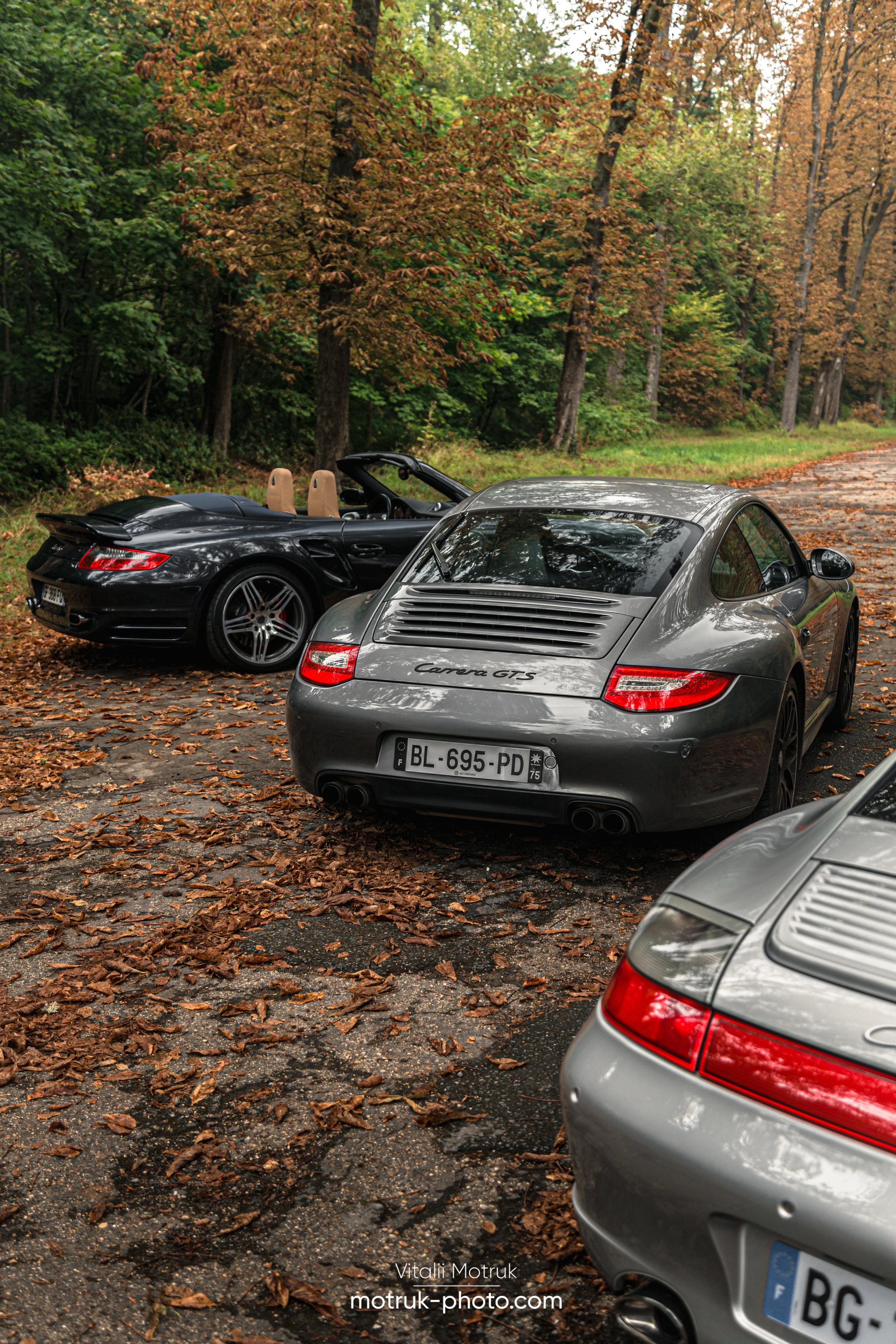 3 Porsches. Photographer in Paris — Vitalii Motruk
